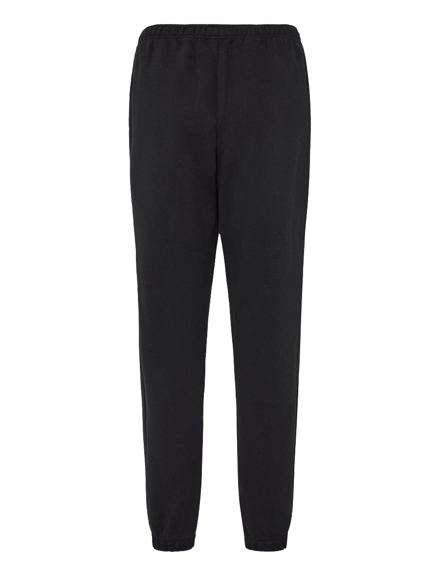 Nike - W NK STDO FLC MW MR STD CF PNT - training pants - total black/sail - 1