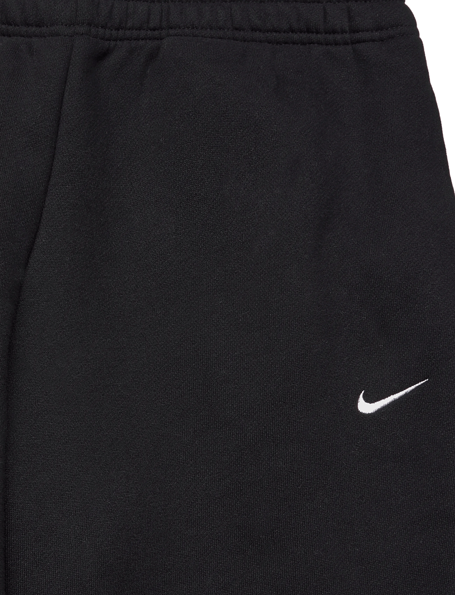 Nike - W NK STDO FLC MW MR STD CF PNT - training pants - total black/sail - 3