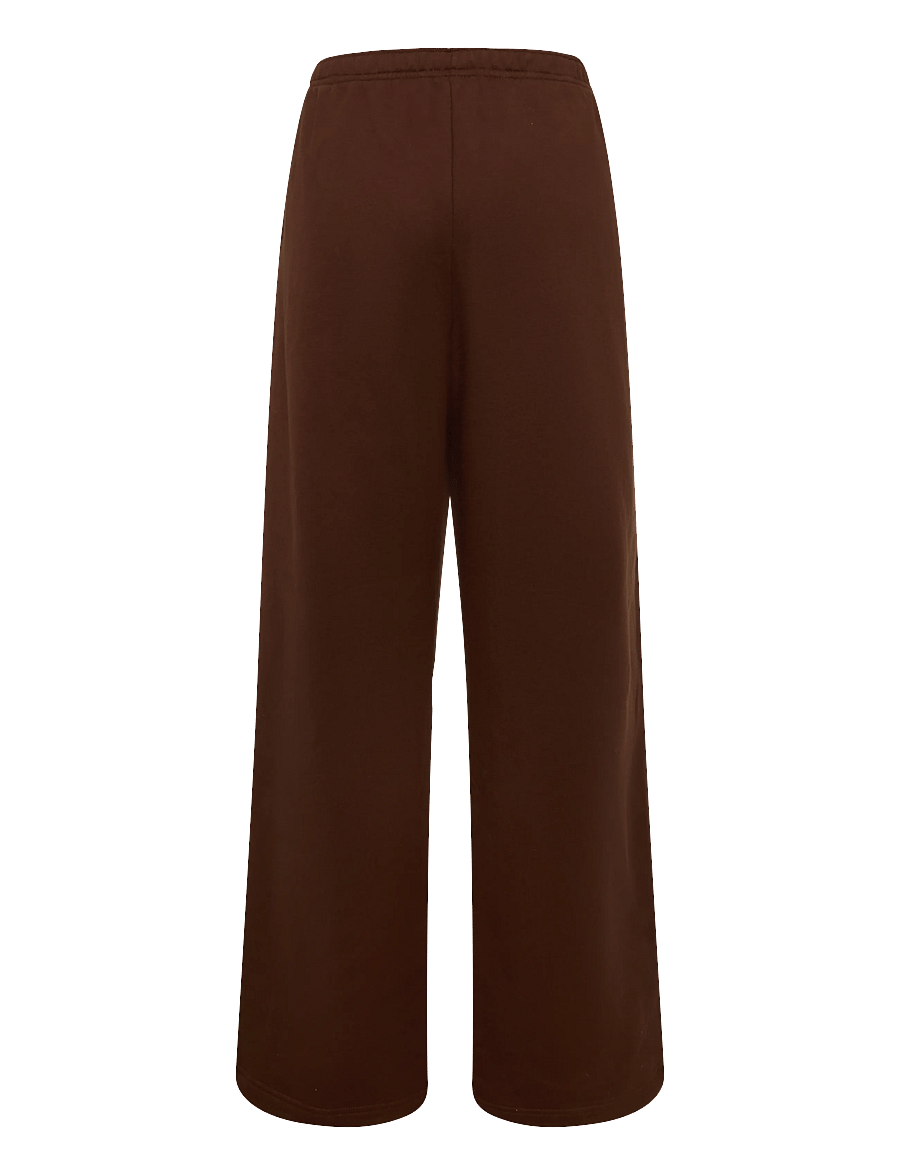 Nike - W NK STDO FLC MW MR STD OH PNT - trainingshosen - cacao wow/sail - 1