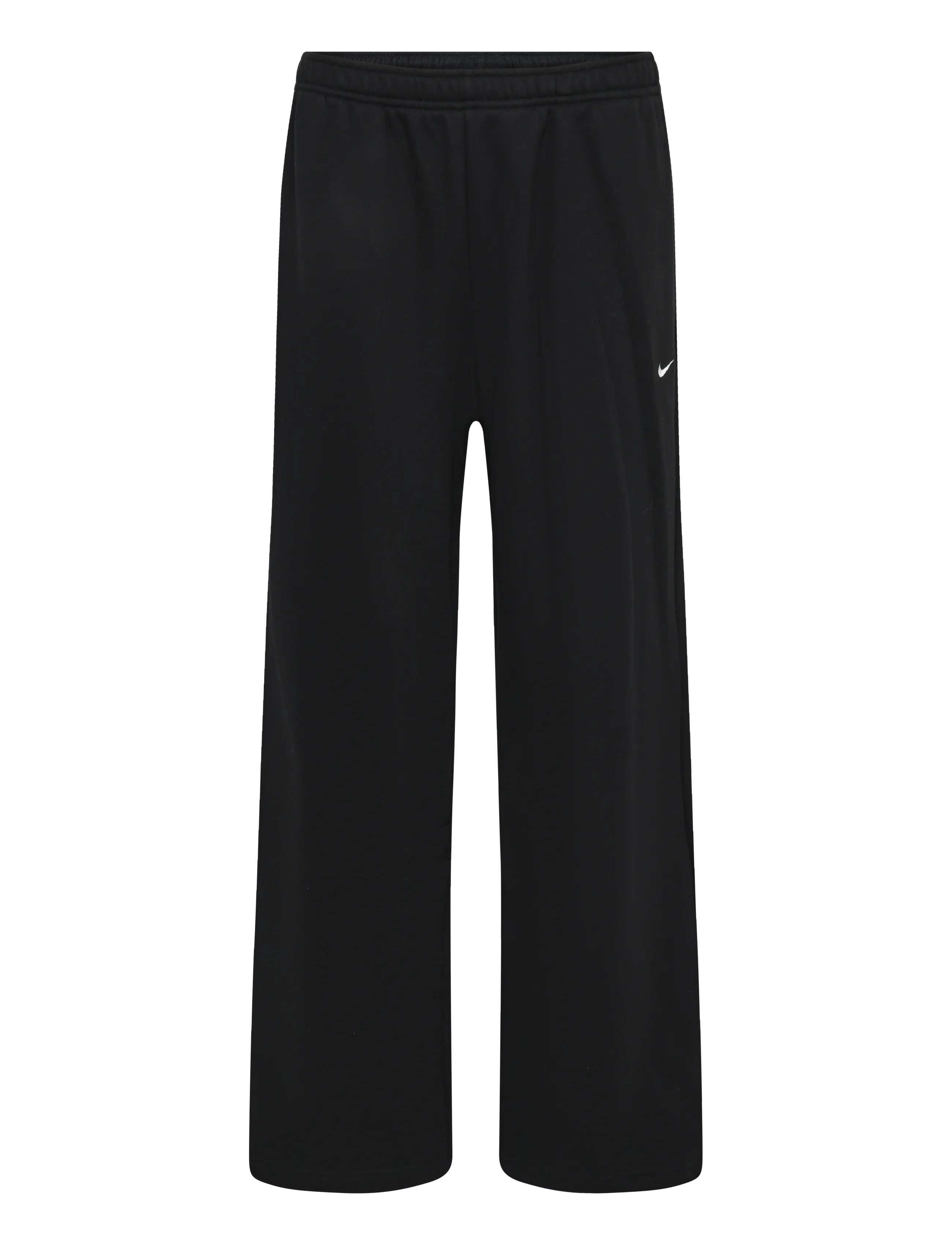 Nike W NK STDO FLC MW MR STD OH PNT - Hosen - TOTAL BLACK/SAIL / black
