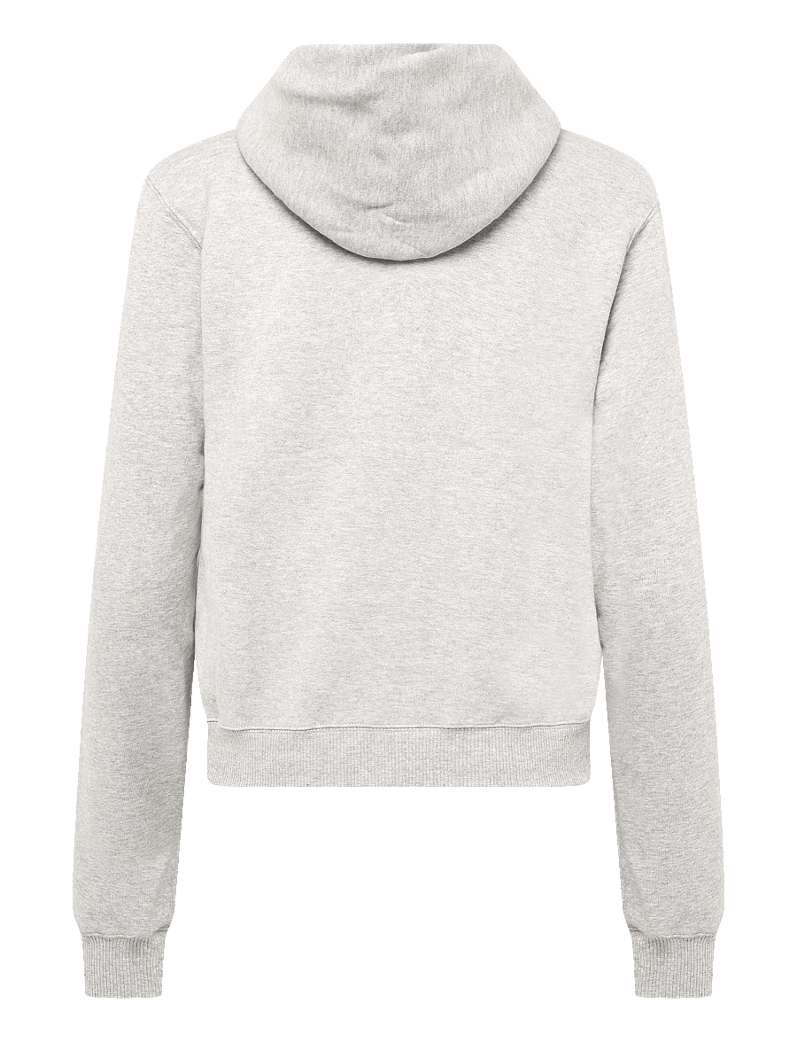Nike - W NK STDO FLC MW STD PO HDY - kapuutsiga dressipluusid - dk grey heather/sail - 1