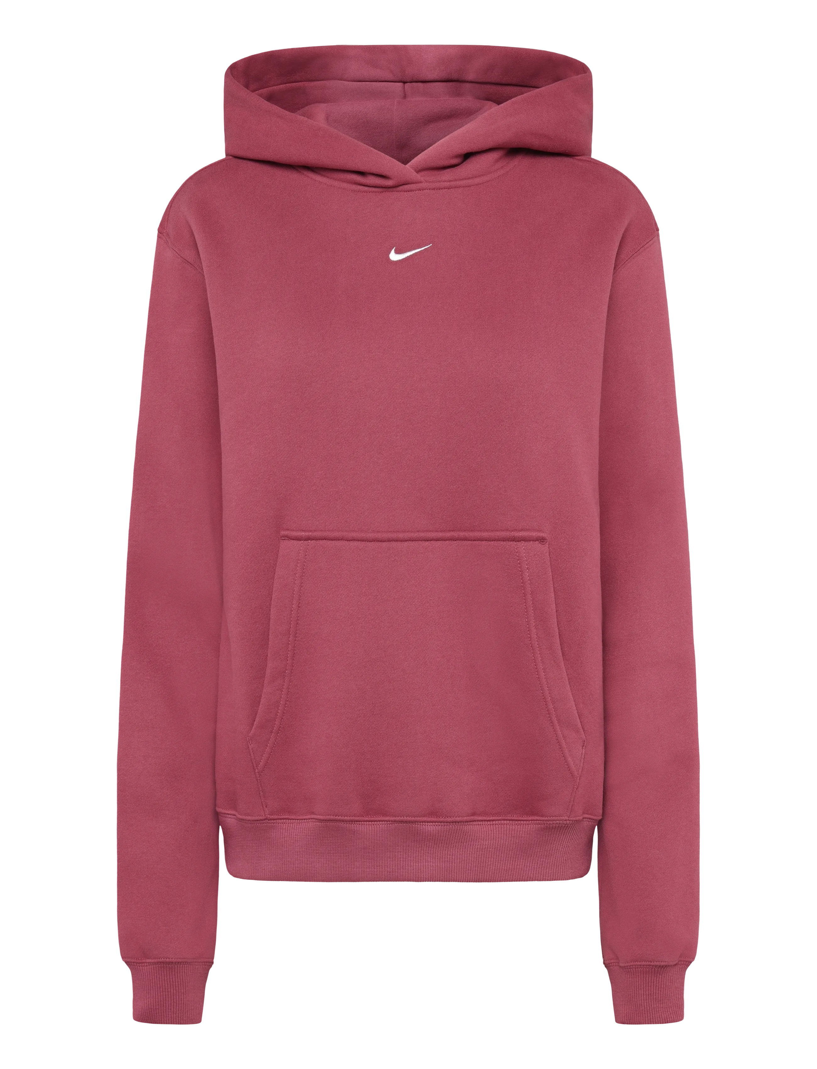 Nike W NK STDO FLC MW STD PO HDY - Overdele - PINK SMOKE/SAIL / pink/rose