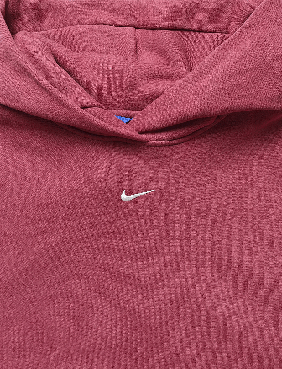 Nike - W NK STDO FLC MW STD PO HDY - tops - pink smoke/sail - 2