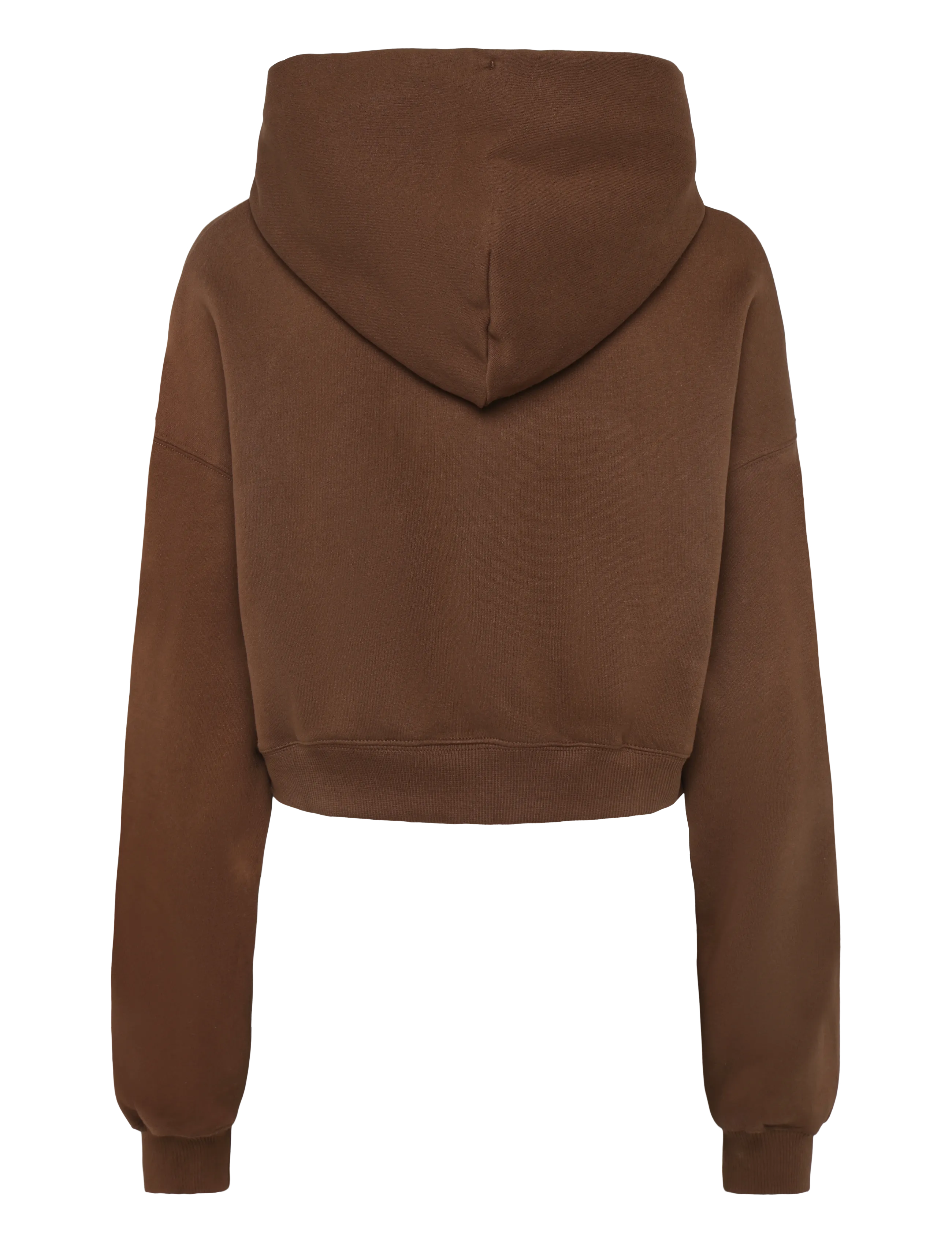 Nike - W NK STDO FLC MW OS CRP FZ HDY - kapuutsiga dressipluusid - cacao wow/sail - 1