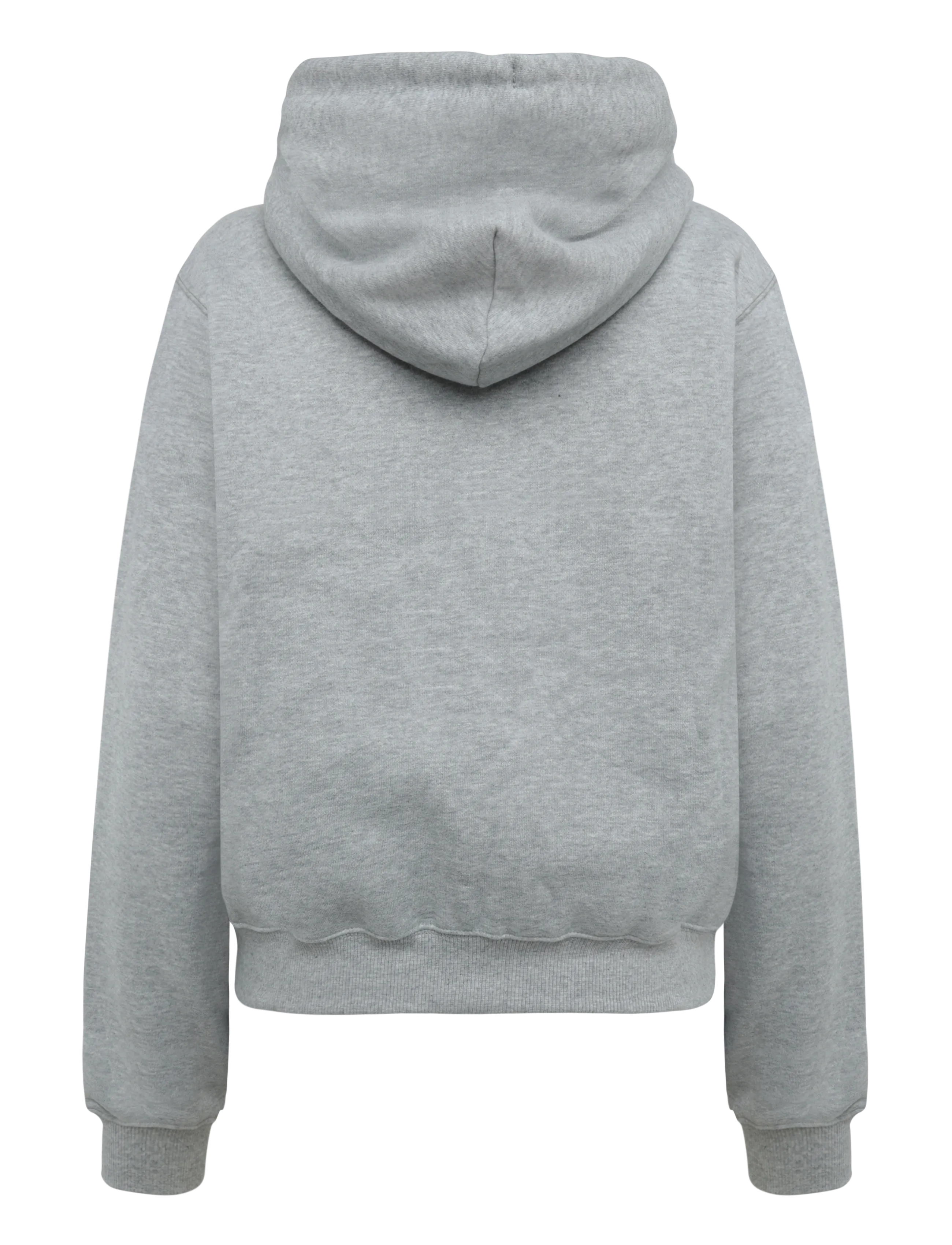 Nike - W NK STDO FLC MW STD FZ HDY - sweatshirts - dk grey heather/sail - 1