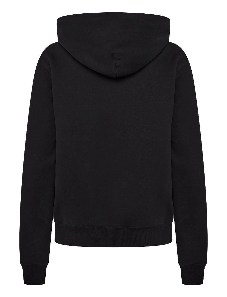 Nike - W NK STDO FLC MW STD FZ HDY - kapuutsiga dressipluusid - total black/sail - 1