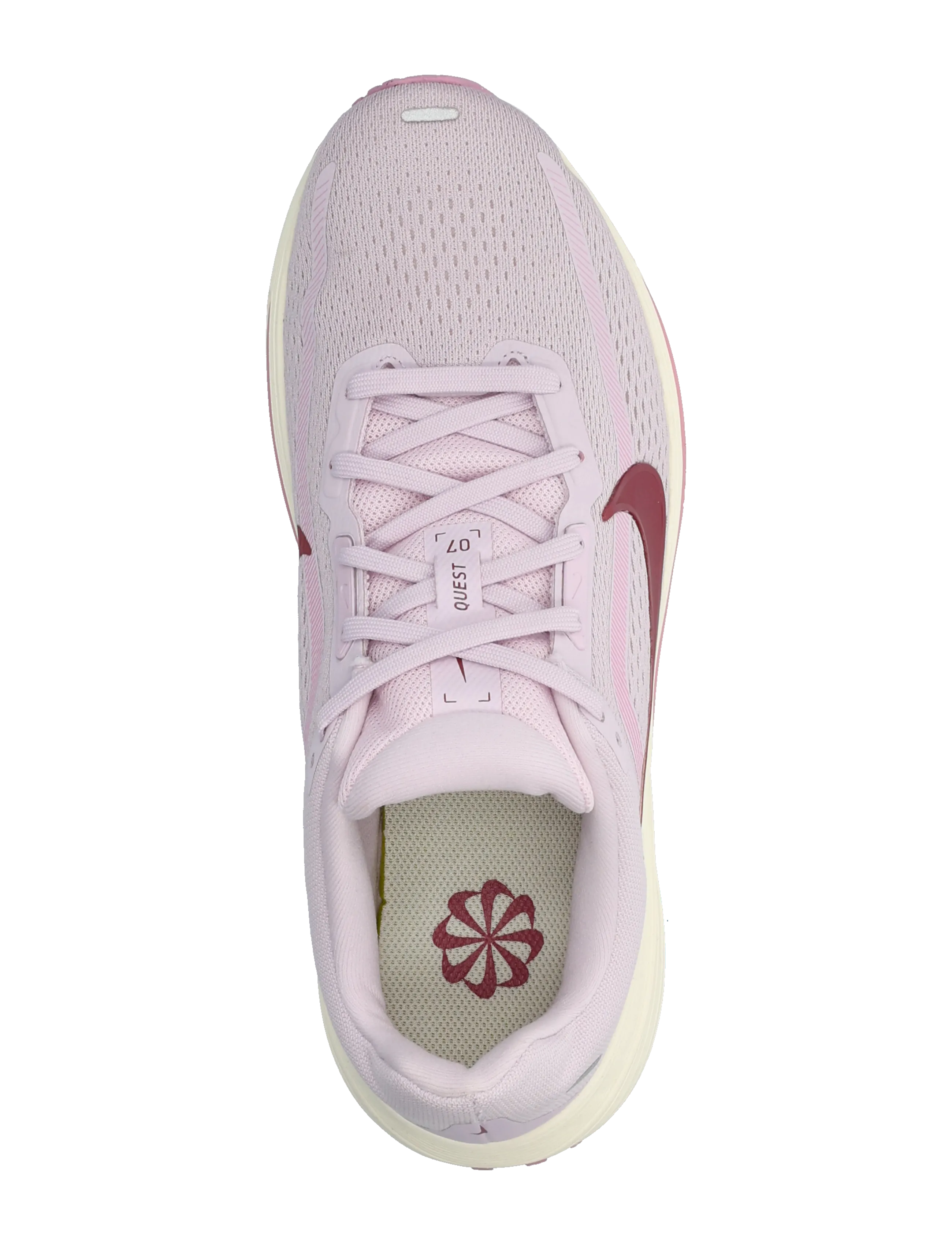 Nike - W NIKE QUEST 7 - skriešanas apavi - bleached lilac/pink smoke-sail - 3