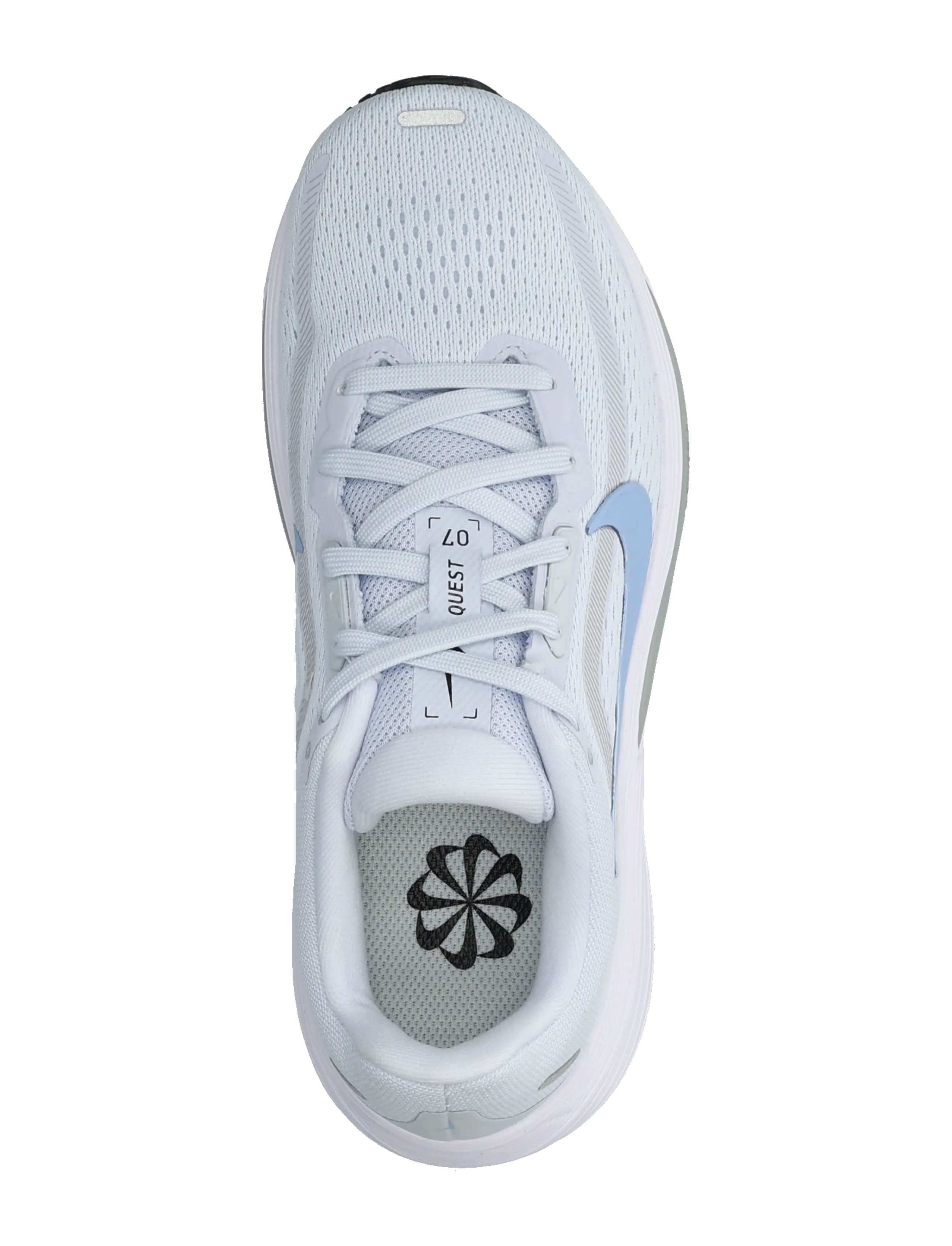Nike - W NIKE QUEST 7 - laufschuhe - football grey/aluminum-white-g - 3