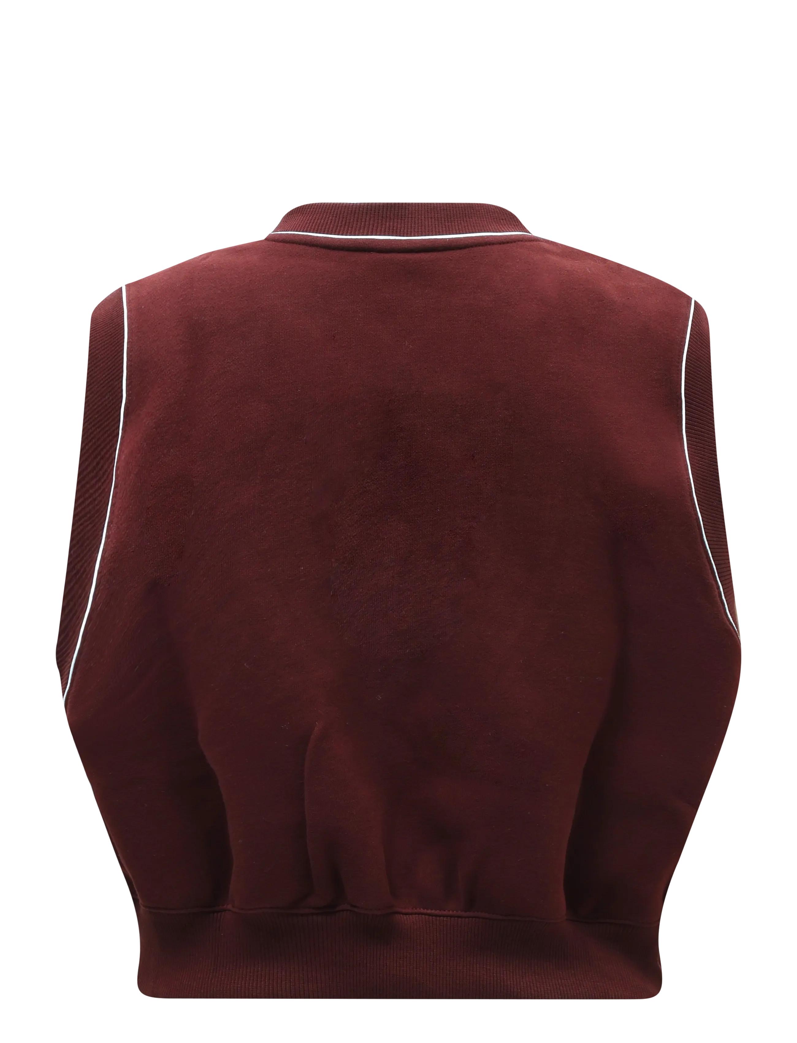 Nike - W NKCT CRT CLTN FLC VEST - crop-tops - mystic dates - 1