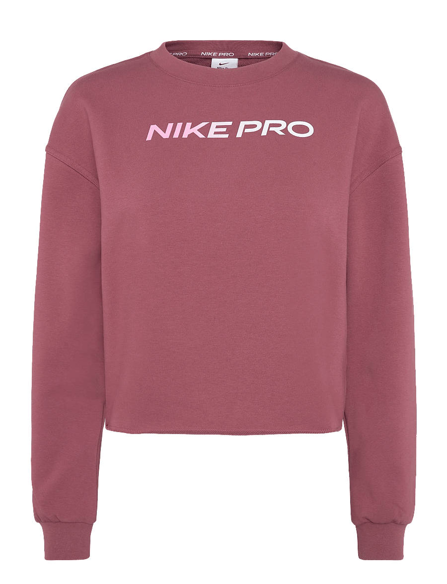 Nike - W NP DF CREW FLC TT GRDNT - sweatshirts - pink smoke/bleached lilac - 0