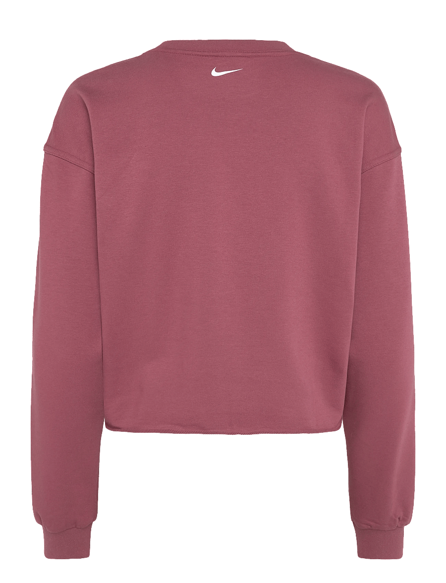 Nike - W NP DF CREW FLC TT GRDNT - sweatshirts - pink smoke/bleached lilac - 1