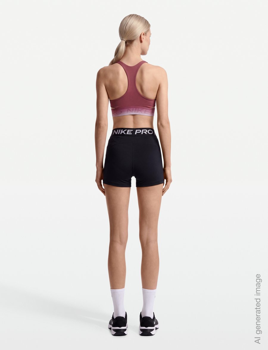 Nike - W NP DF LS BRA TT GRDNT - sports bras - pink smoke/pink smoke/pink ris - 4