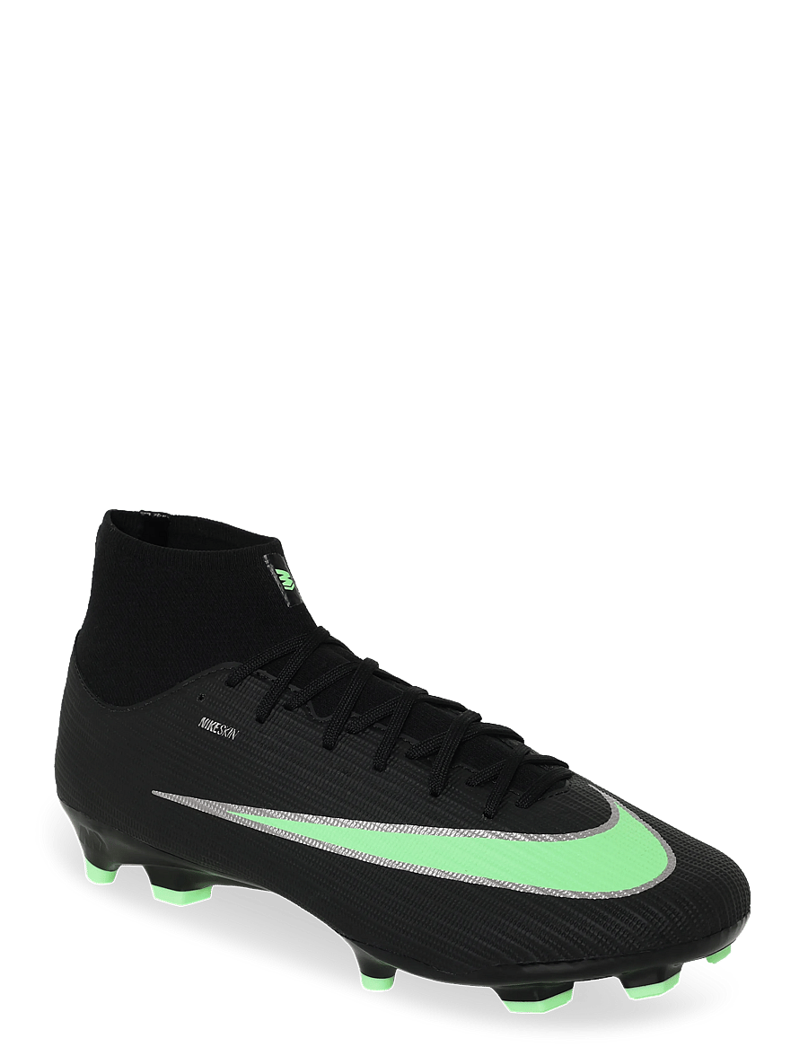 Nike - SUPERFLY 11 ACADEMY FG/MG - football boots - black/illusion green-black - 1