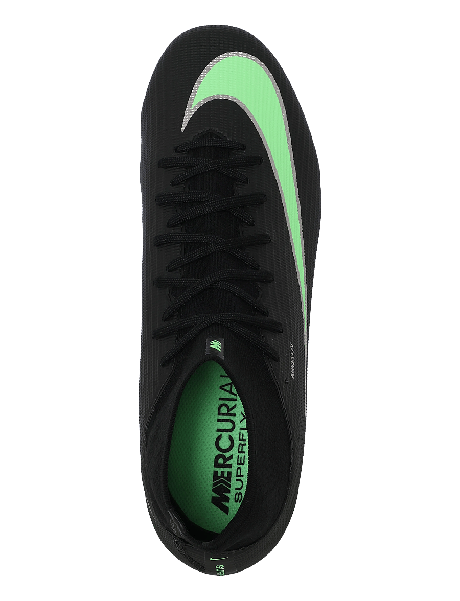 Nike - SUPERFLY 11 ACADEMY FG/MG - football boots - black/illusion green-black - 3