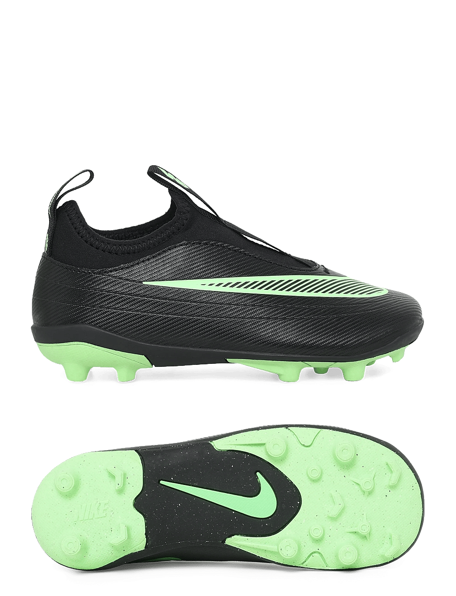 Nike - JR VAPOR 17 CLUB FLEX MG PS - fußballstiefel - black/illusion green-black - 0