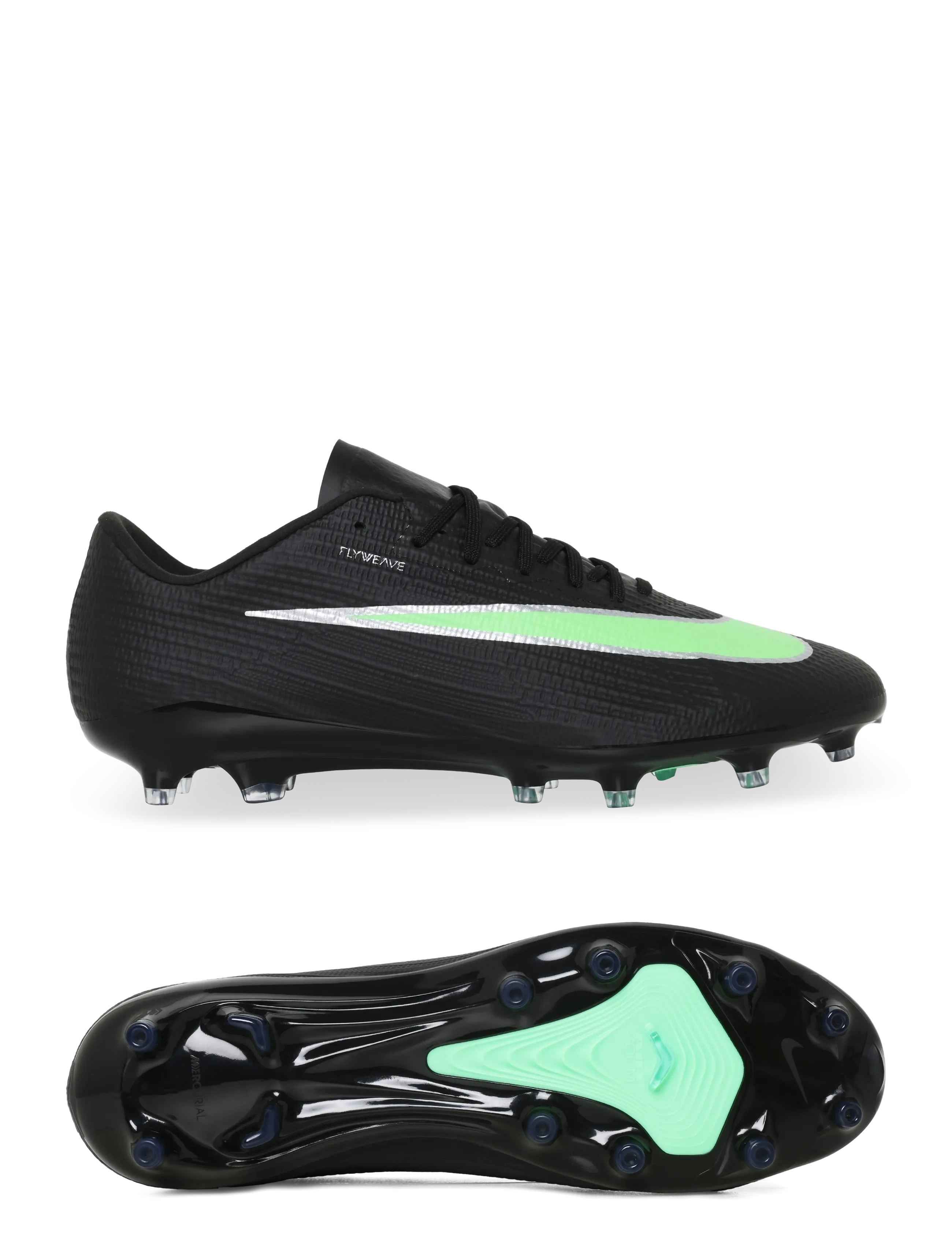 Nike ZM SUPERFLY 11 PRO AG - Football boots - BLACK/ILLUSION GREEN-BLACK / black