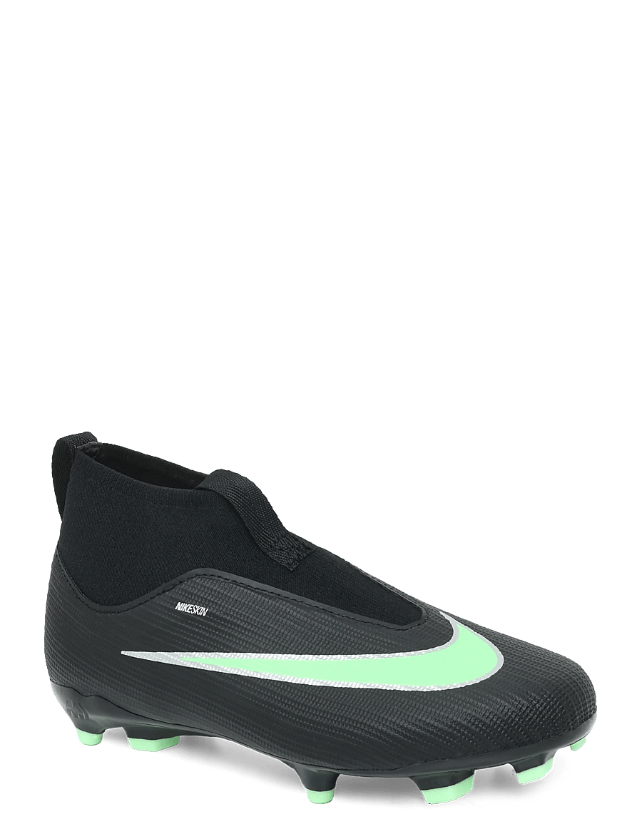 Nike - JR SUPERFLY 11 ACADEMY FGMG - fodboldstøvler - black/illusion green-black - 0
