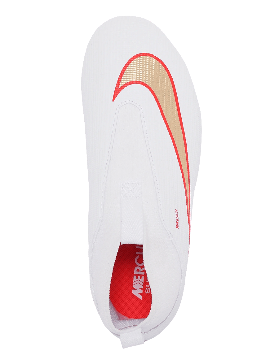 Nike - JR SUPERFLY 11 ACADEMY FGMG - fußballstiefel - white/blur-bright crimson - 3