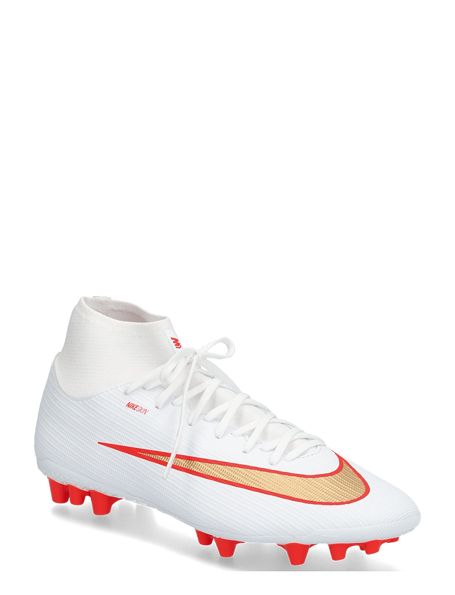 Nike - SUPERFLY 11 ACADEMY AG - fußballstiefel - white/blur-bright crimson - 0