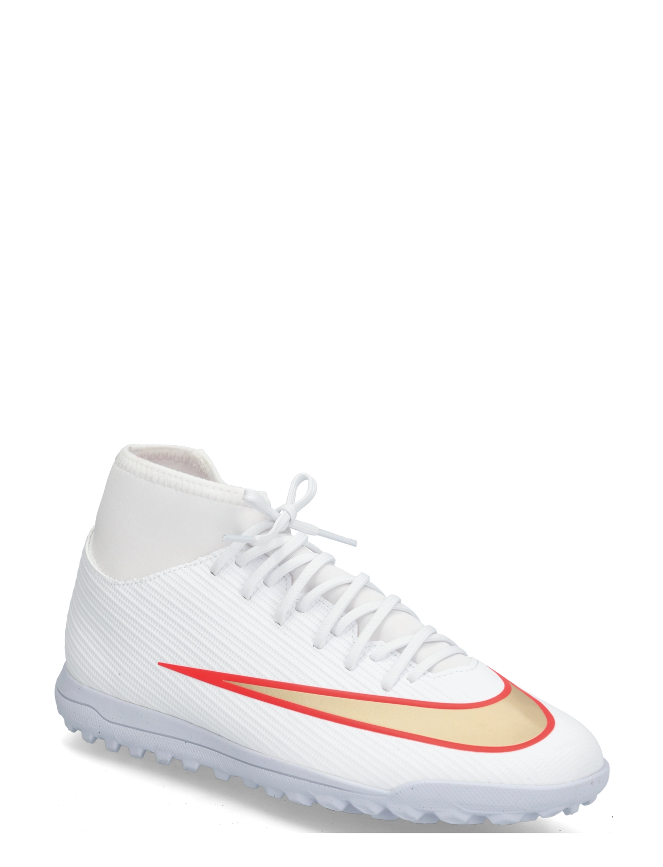 Nike SUPERFLY 11 CLUB TF - Fotboll - WHITE/BLUR-BRIGHT CRIMSON / white