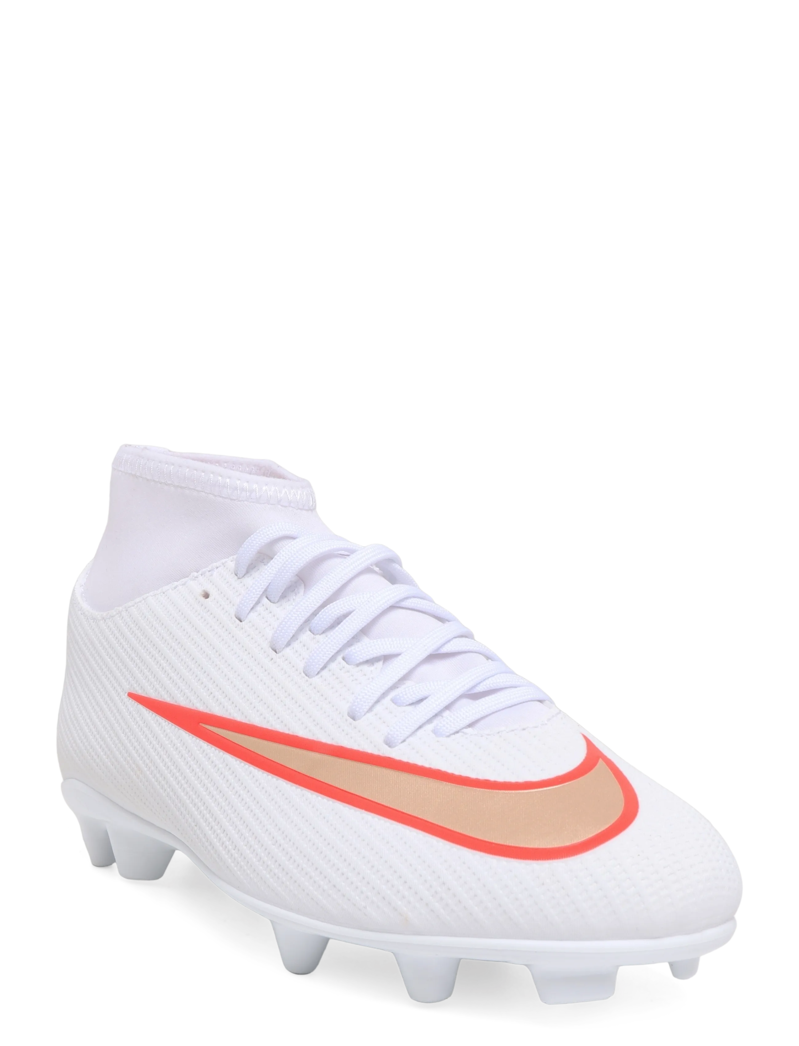 Nike - JR SUPERFLY 11 CLUB FG/MG - fodboldstøvler - white/blur-bright crimson - 1