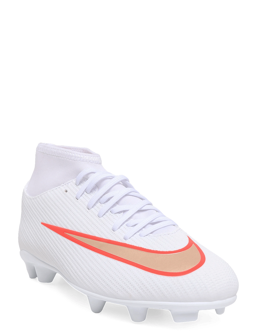Nike - JR SUPERFLY 11 CLUB FG/MG - fodboldstøvler - white/blur-bright crimson - 1