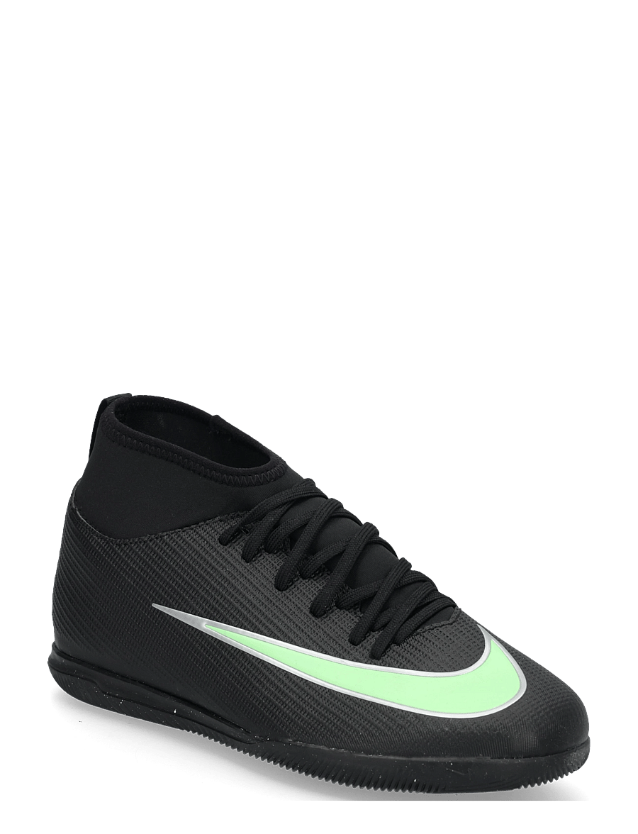 Nike - JR SUPERFLY 11 CLUB IC - fodboldstøvler - black/illusion green-black - 0