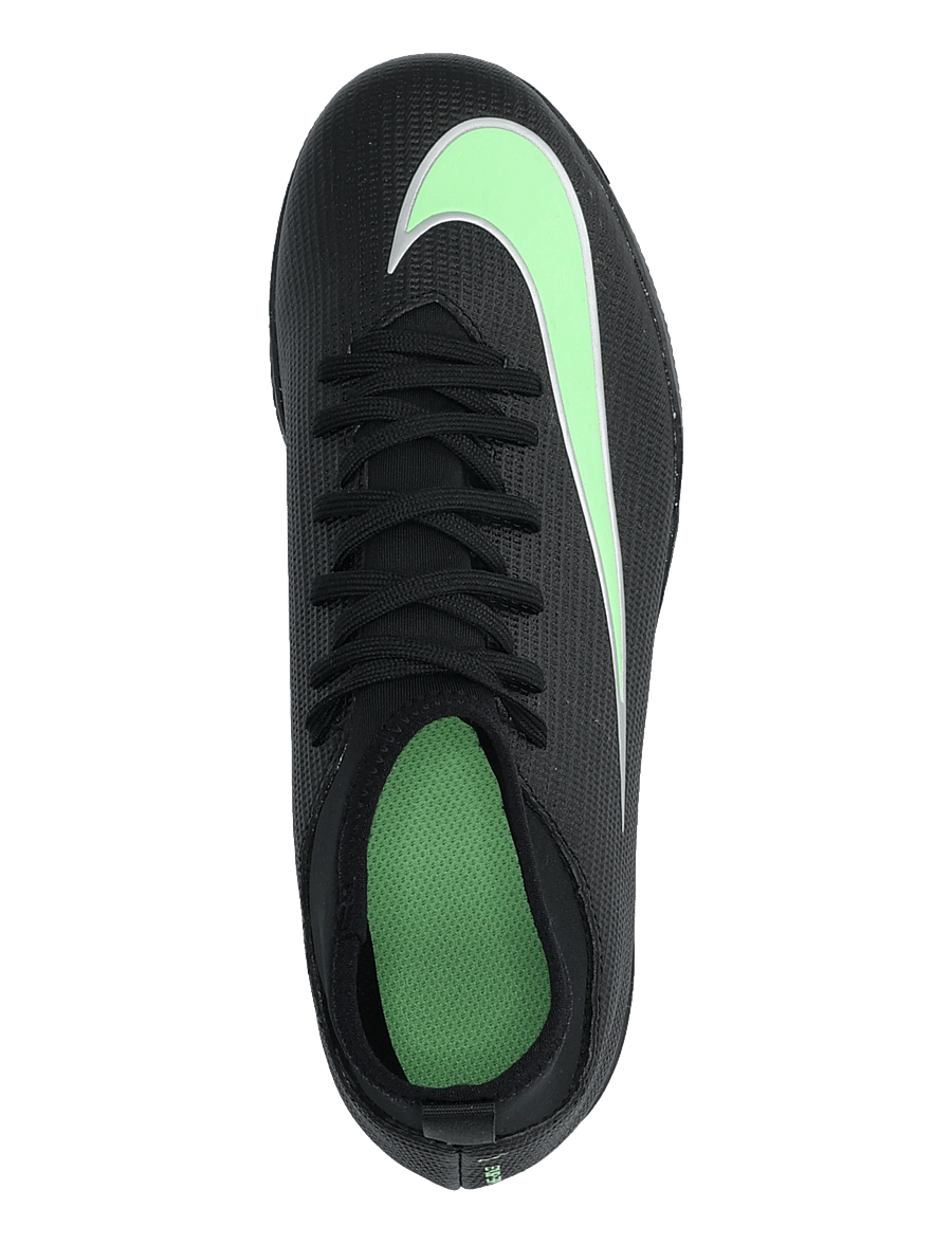 Nike - JR SUPERFLY 11 CLUB IC - fodboldstøvler - black/illusion green-black - 3