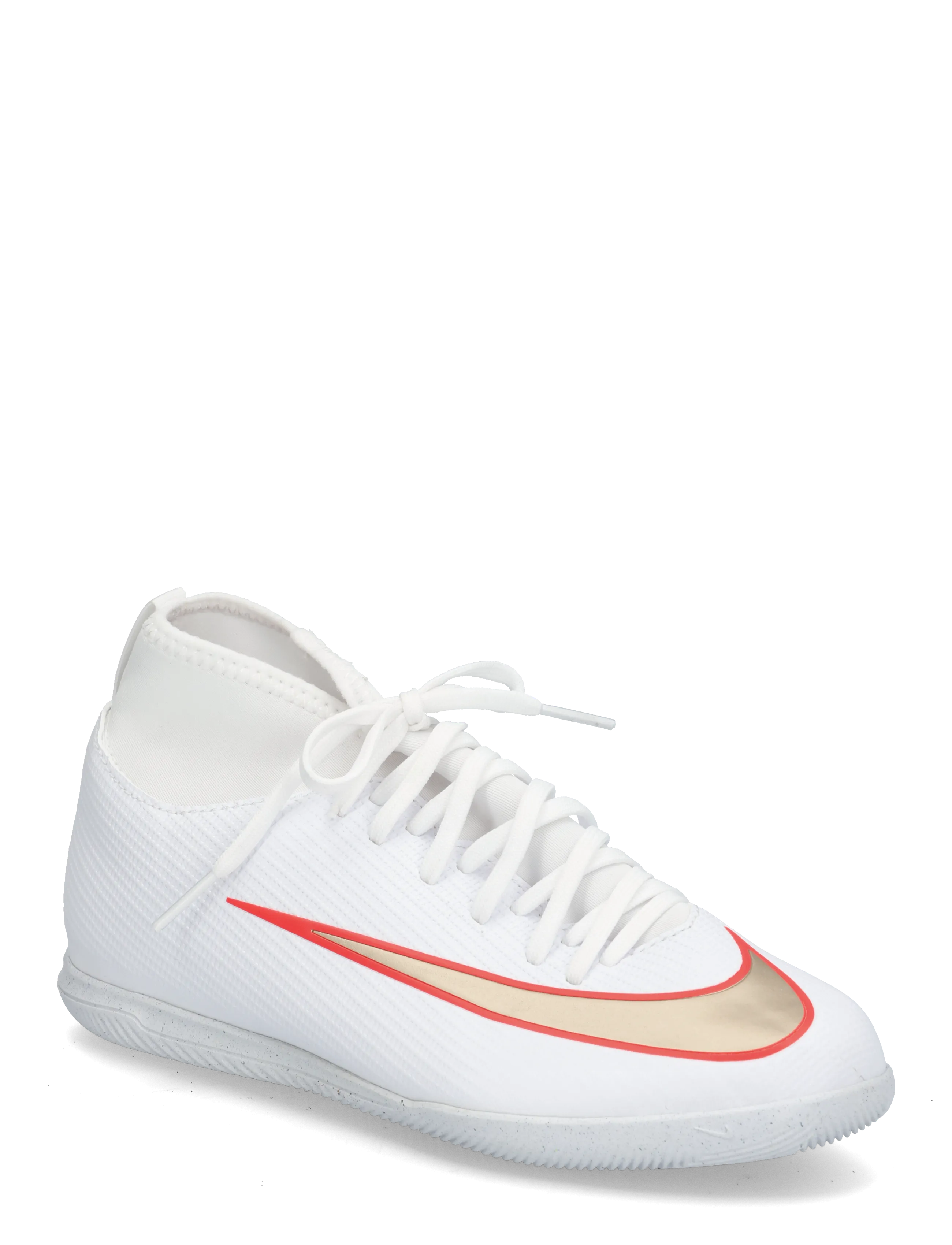 Nike JR SUPERFLY 11 CLUB IC - Schuhe - WHITE/BLUR-BRIGHT CRIMSON / white