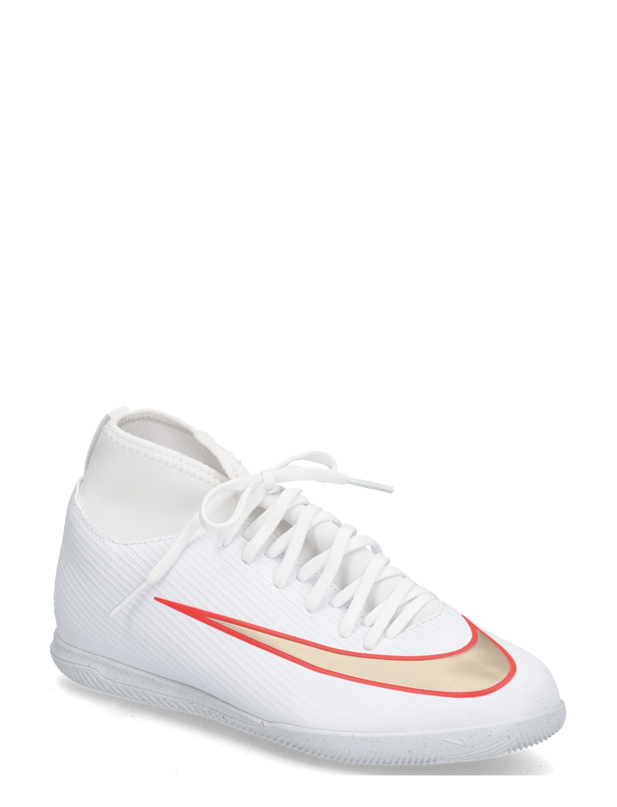 Nike - JR SUPERFLY 11 CLUB IC - football boots - white/blur-bright crimson - 0