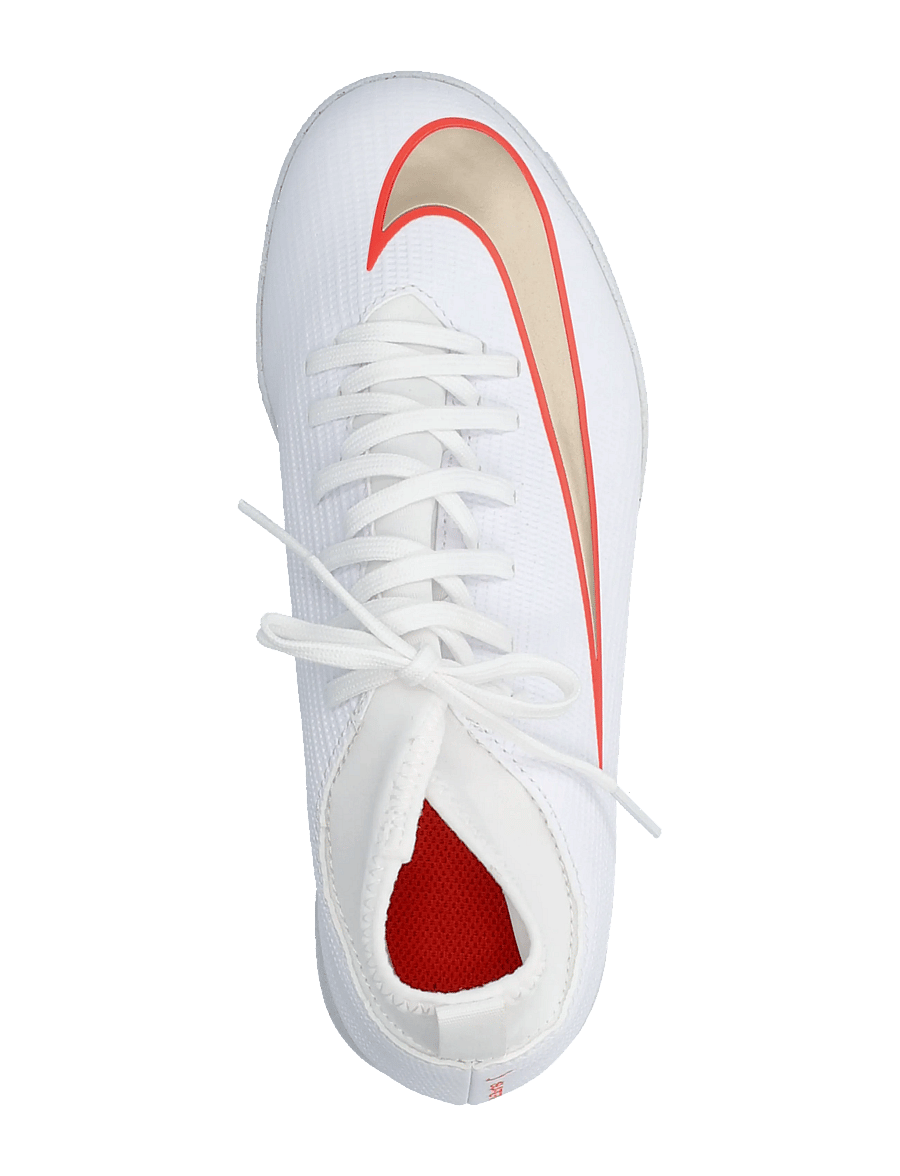 Nike - JR SUPERFLY 11 CLUB IC - fußballstiefel - white/blur-bright crimson - 3