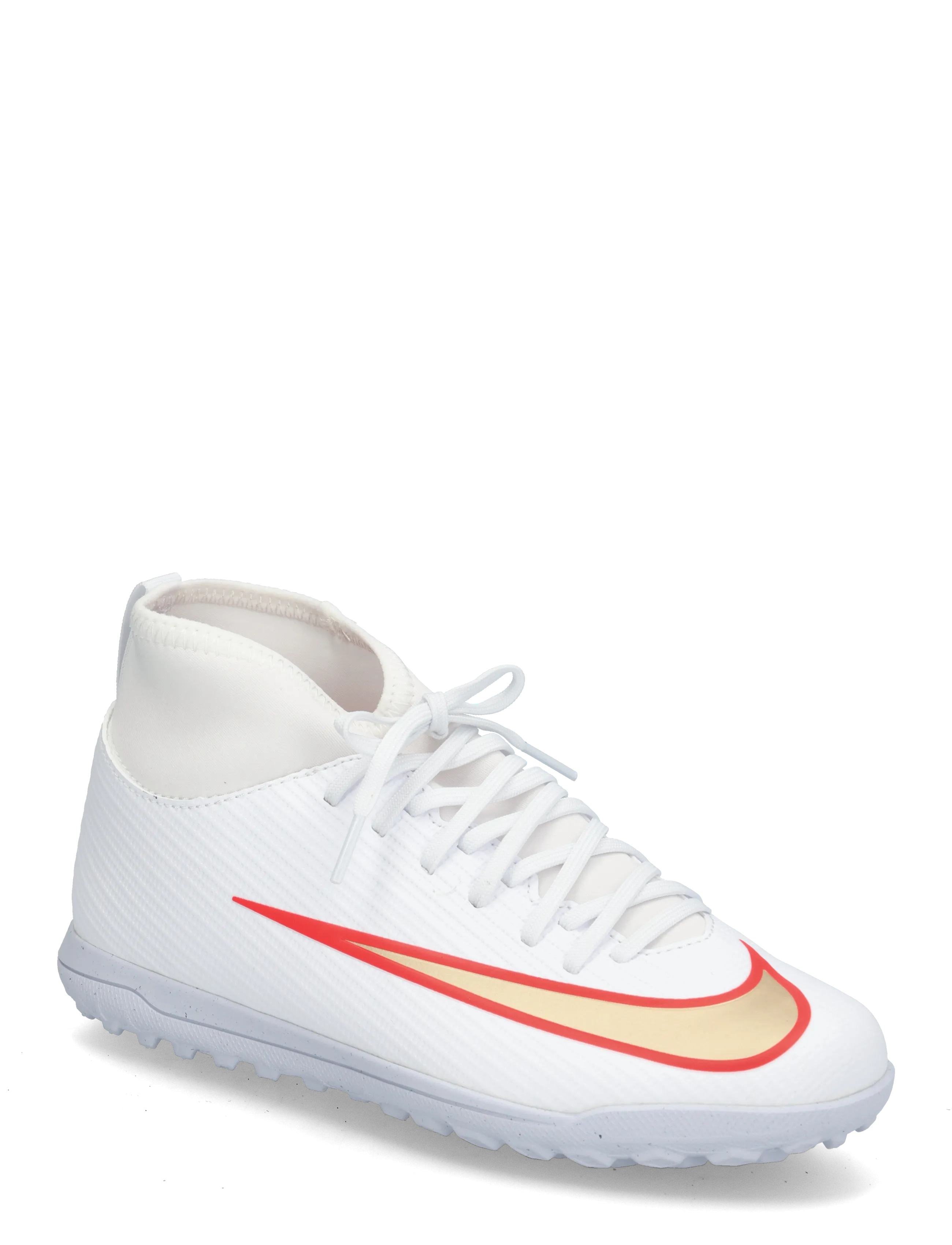 Nike JR SUPERFLY 11 CLUB TF - Schuhe - WHITE/BLUR-BRIGHT CRIMSON / white