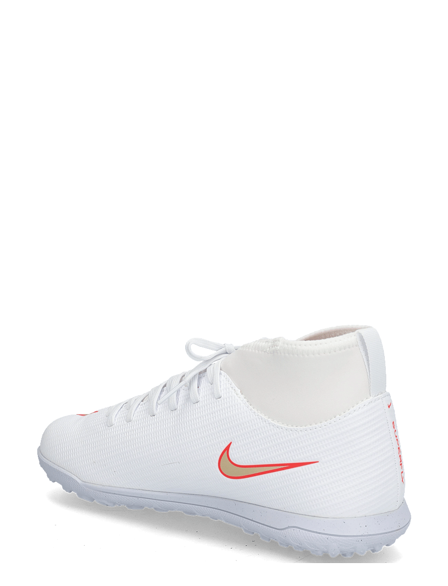 Nike - JR SUPERFLY 11 CLUB TF - fotbollsskor - white/blur-bright crimson - 1
