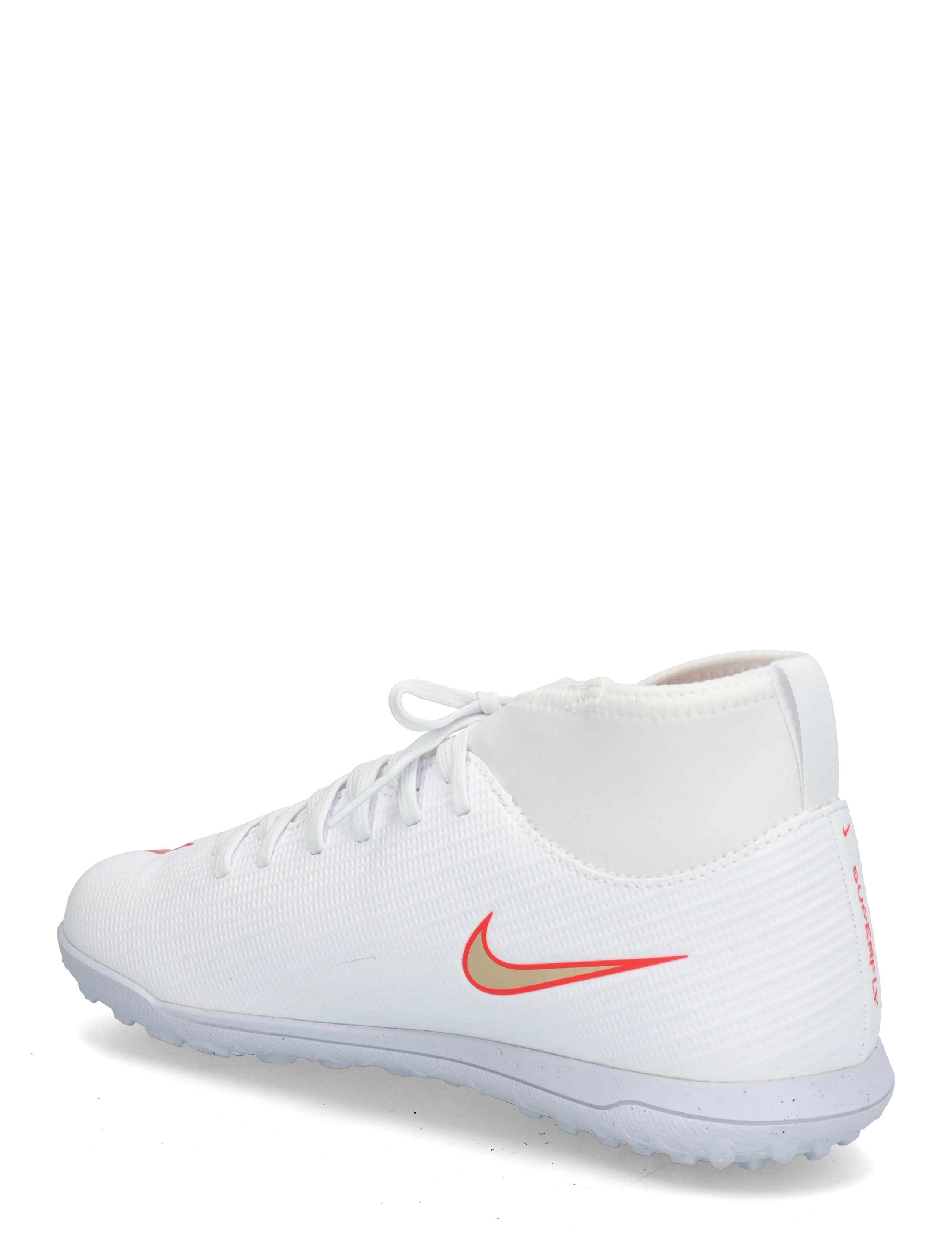 Nike - JR SUPERFLY 11 CLUB TF - fußballstiefel - white/blur-bright crimson - 1