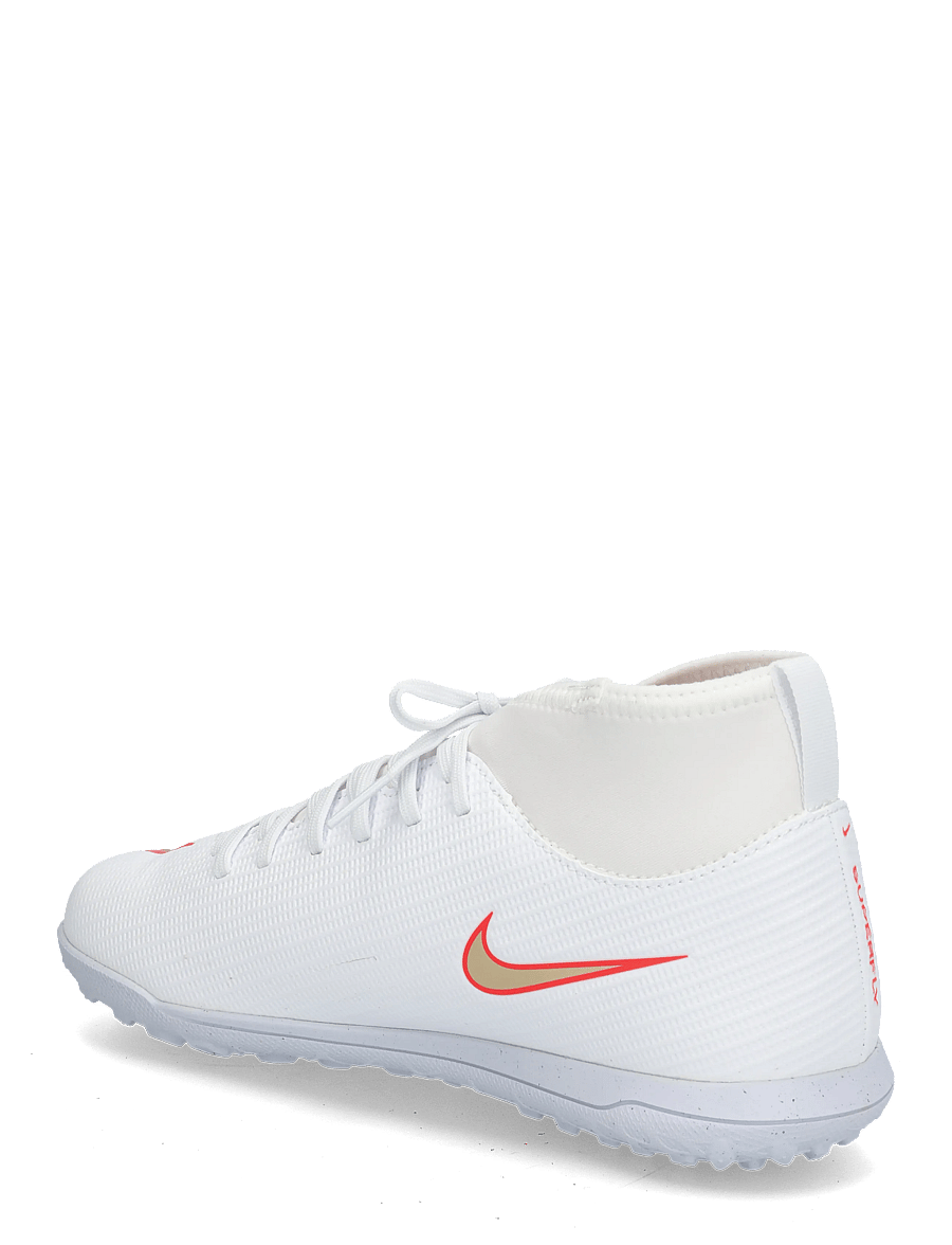 Nike - JR SUPERFLY 11 CLUB TF - fußballstiefel - white/blur-bright crimson - 1