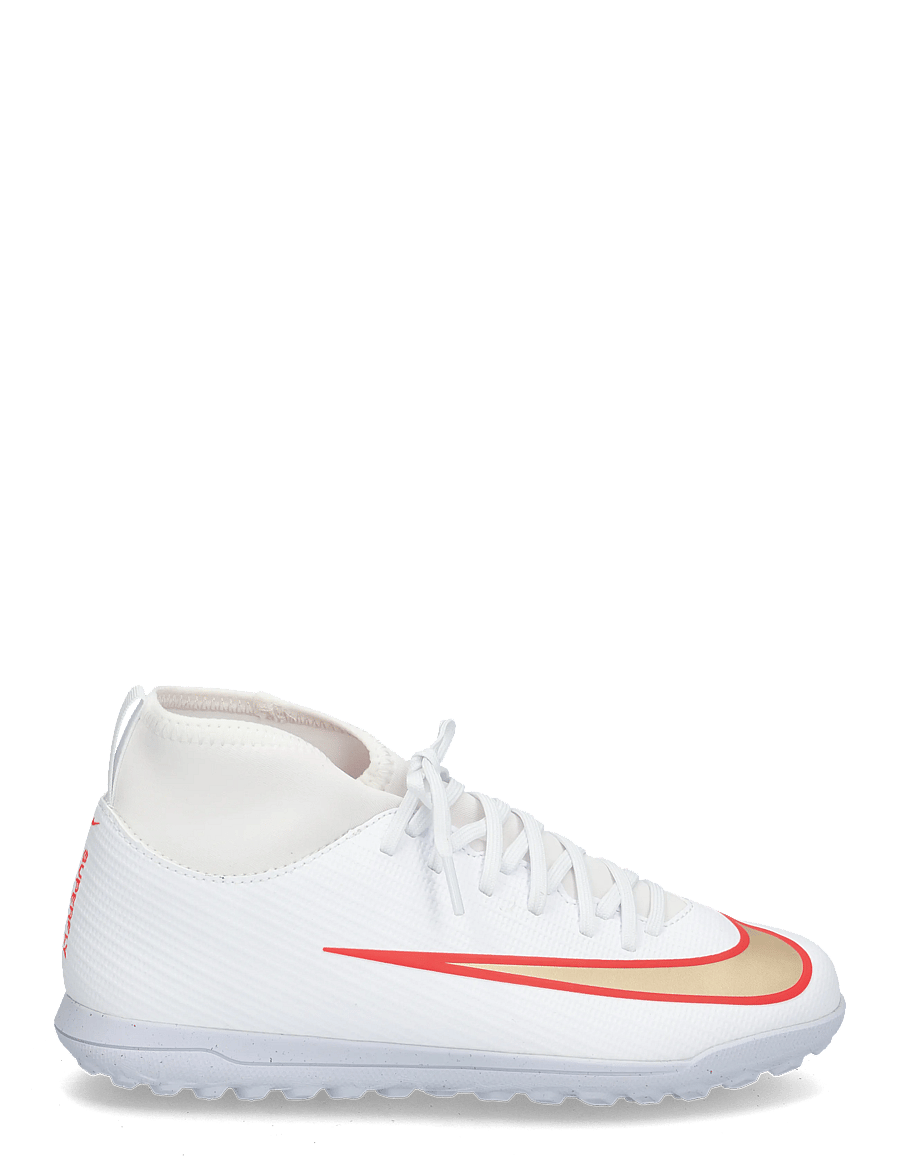 Nike - JR SUPERFLY 11 CLUB TF - fußballstiefel - white/blur-bright crimson - 2