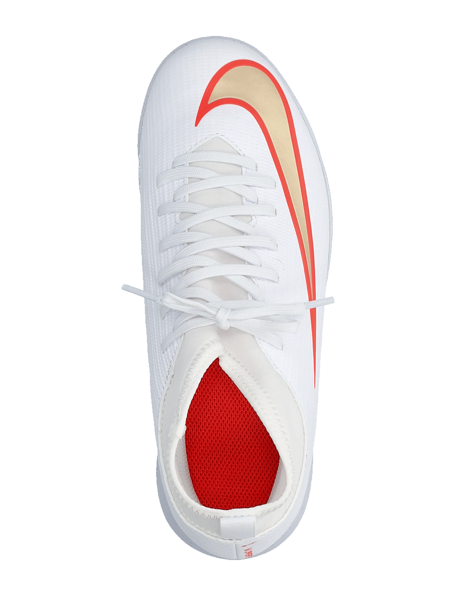 Nike - JR SUPERFLY 11 CLUB TF - fußballstiefel - white/blur-bright crimson - 3