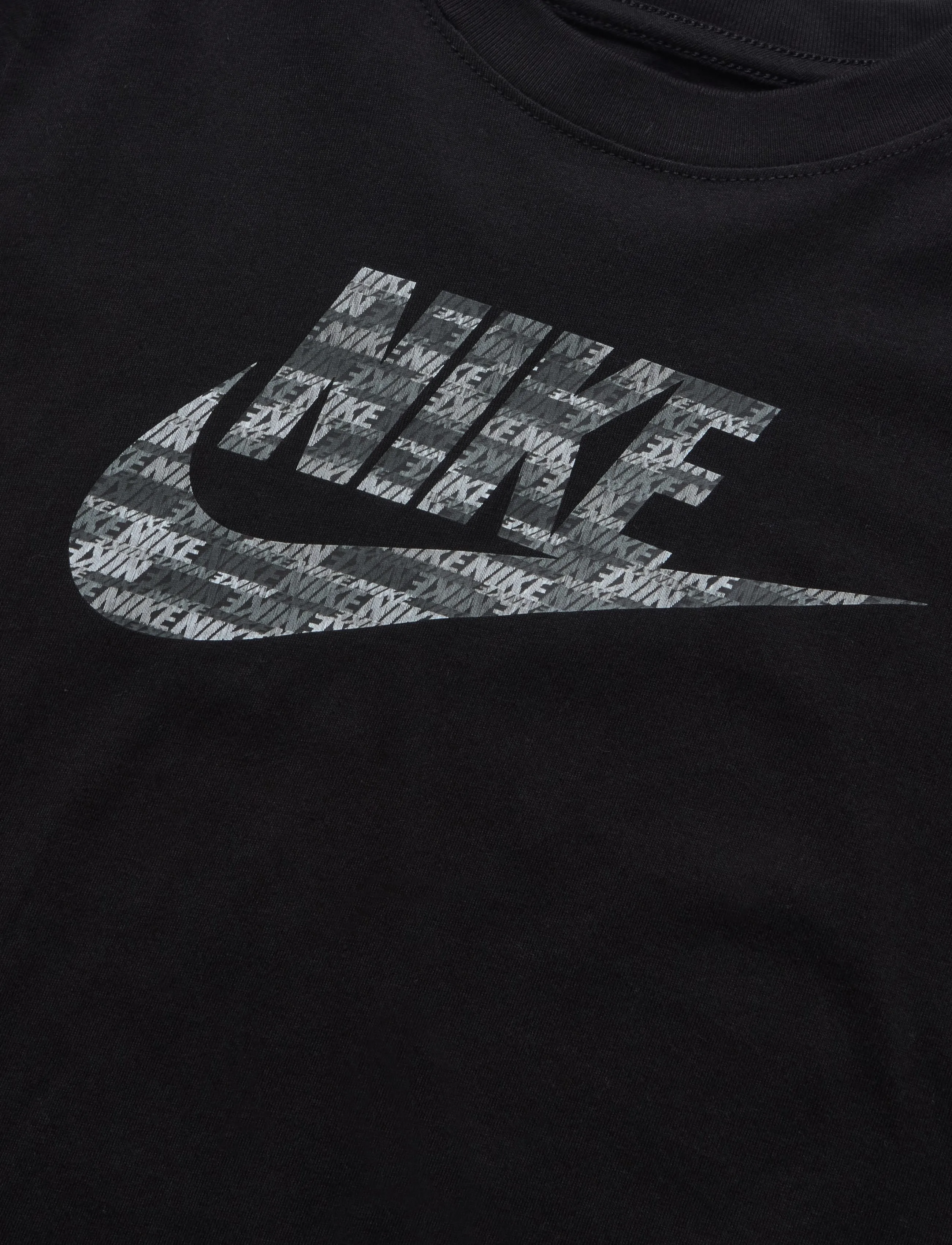 Nike - K NSW TEE CLUB AOP FILL - black - 2