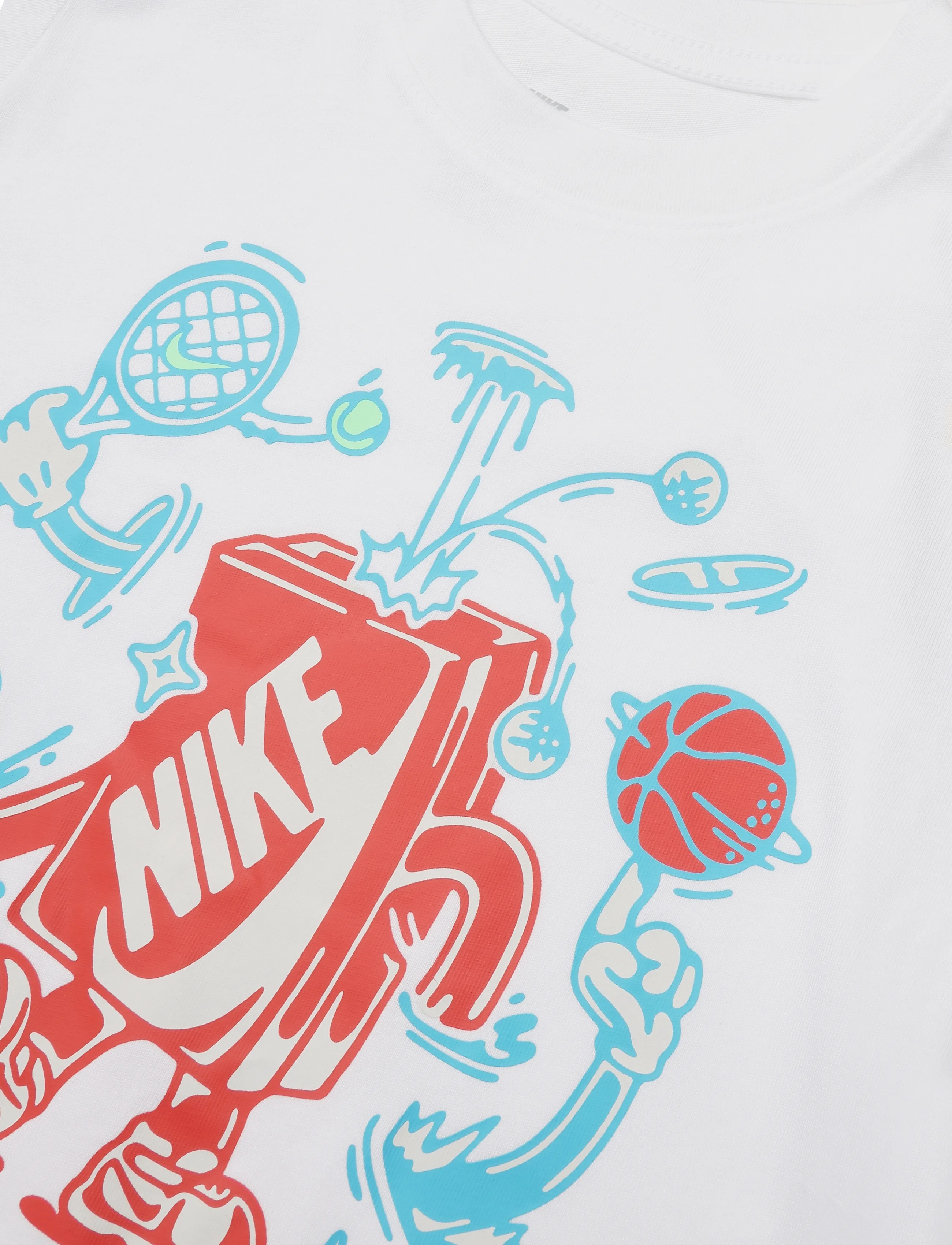 Nike - K NSW TEE BOXY MLT SPT - sportoberteile - white - 2