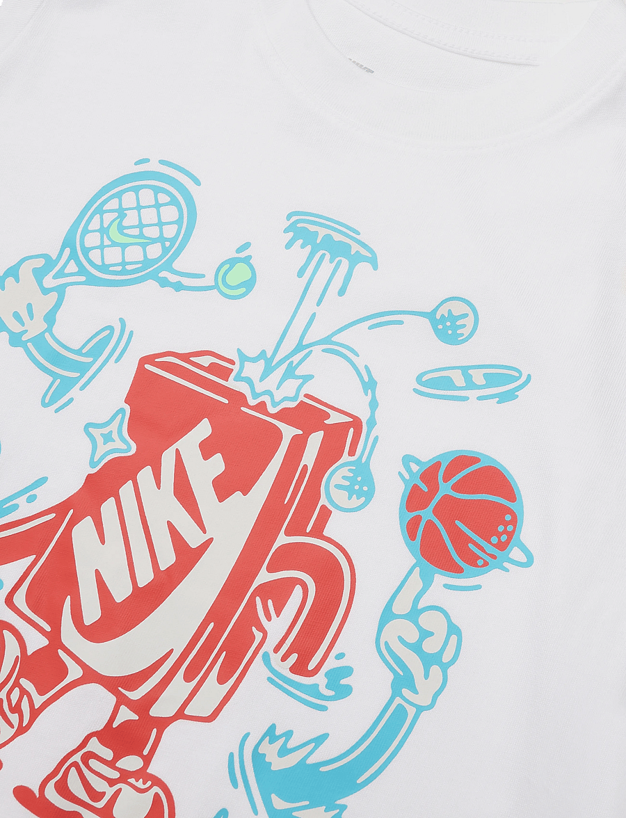 Nike - K NSW TEE BOXY MLT SPT - sportoberteile - white - 2