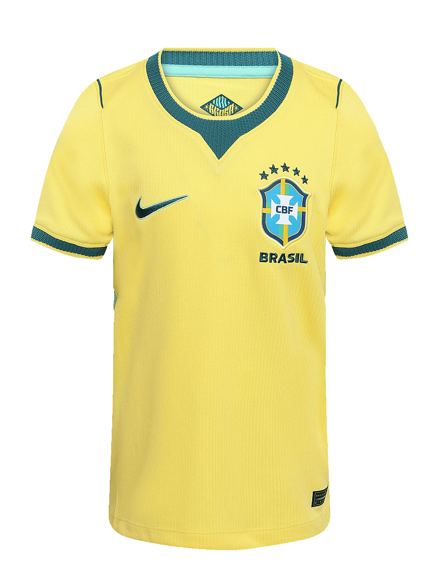 Nike - CBF Y NK DF JSY SS STAD HM - sporditopid - canary/light menta/geode teal - 0