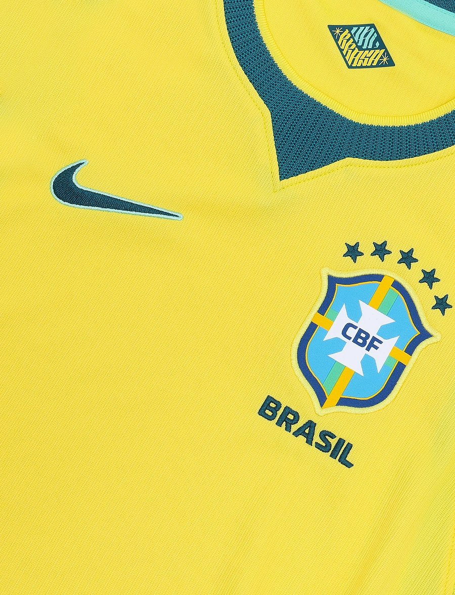 Nike - CBF Y NK DF JSY SS STAD HM - sporditopid - canary/light menta/geode teal - 2