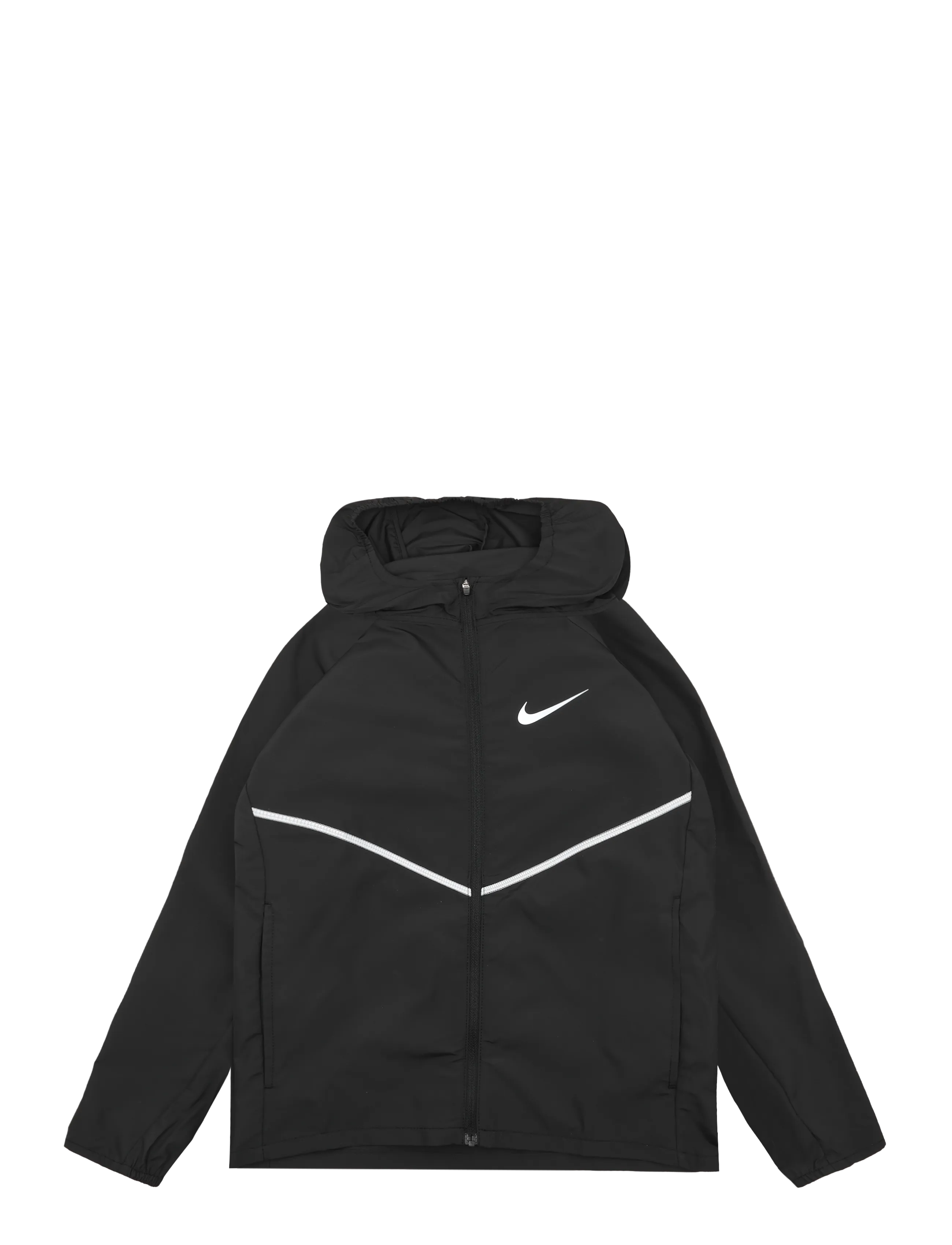 Nike K NK REPEL MILER JACKET - Shelljacken - BLACK/REFLECTIVE SILV / black
