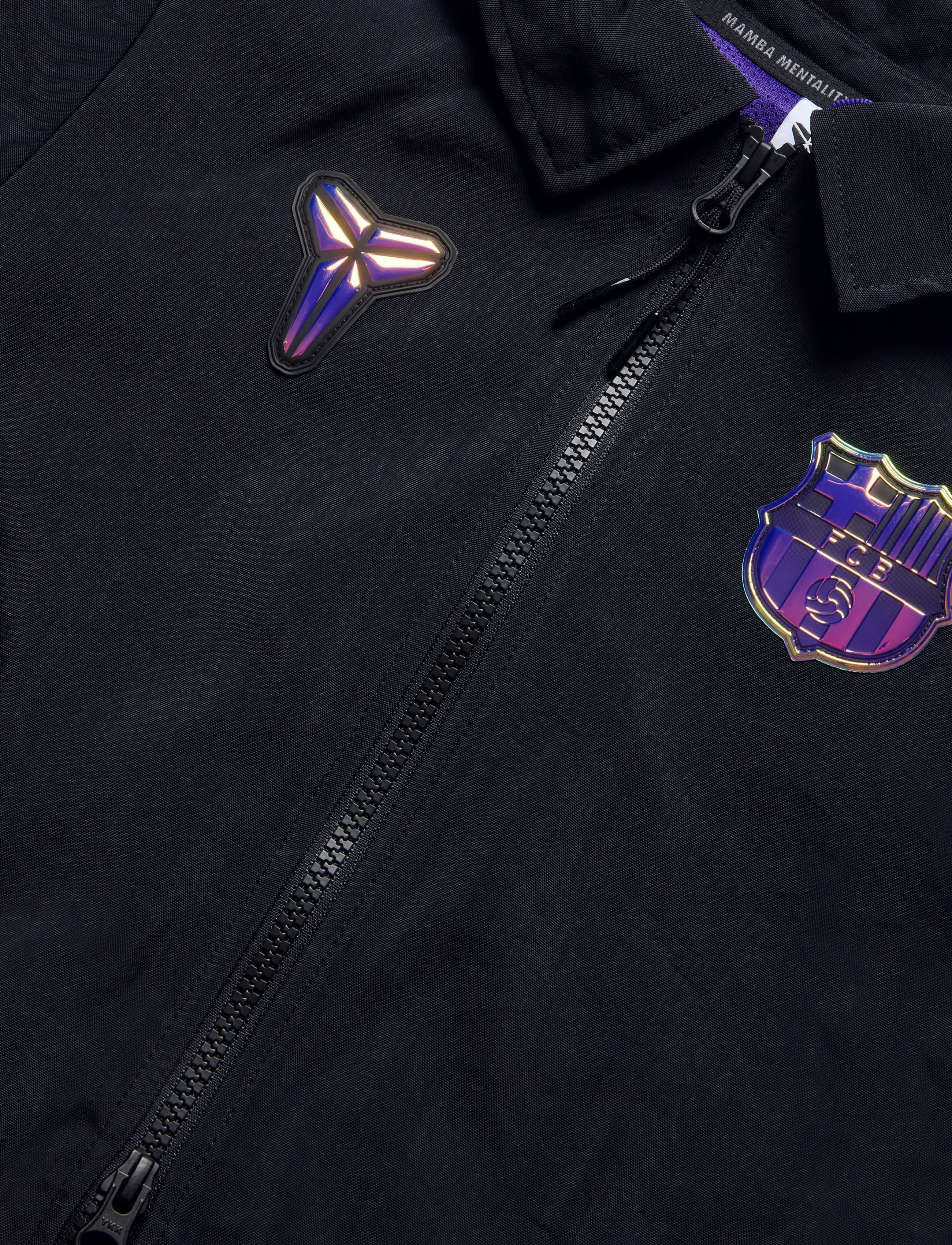 Nike - FCB KB K NK WVN JKT KF AW - black/field purple/black - 2
