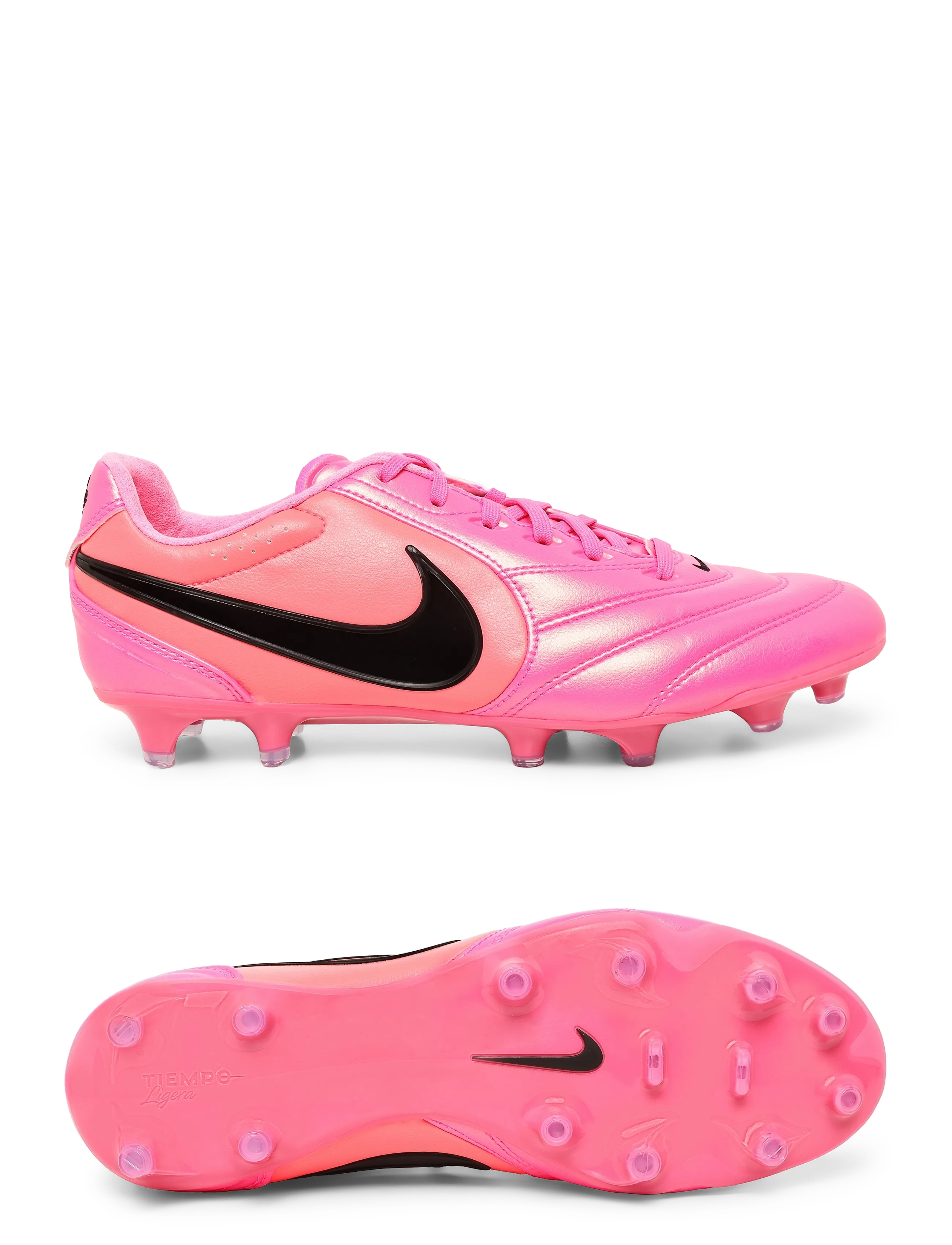 Nike TIEMPO LIGERA PRO FG T - Sport shoes - MULTI-COLOR/BLACK / pink/rose