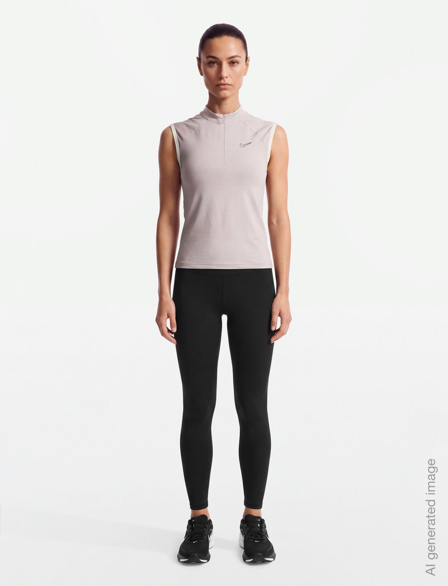 Nike - Nike Women's Tight Sleeveless 1/4-Zip Top - tank tops - platinum violet/sail - 0