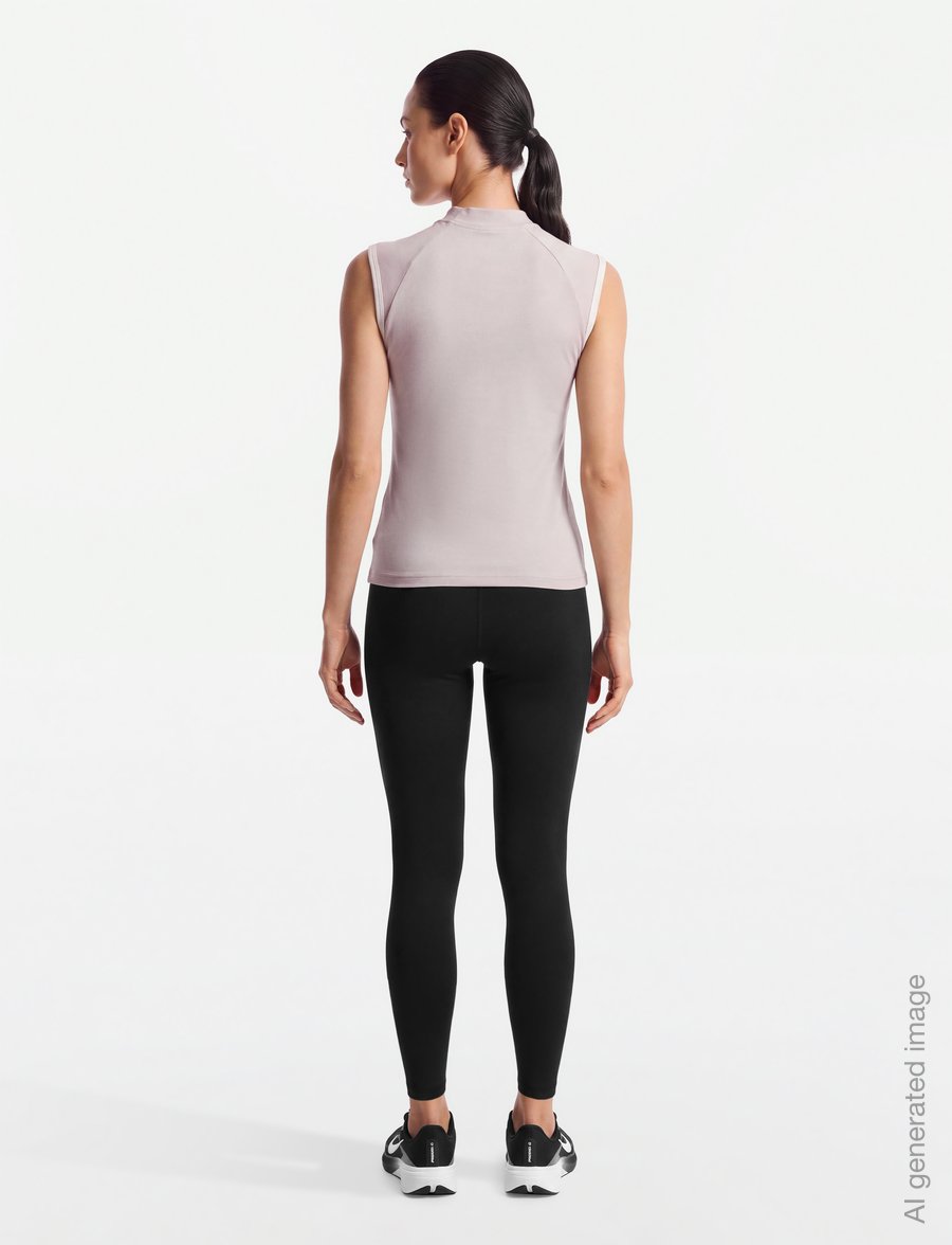 Nike - Nike Women's Tight Sleeveless 1/4-Zip Top - tank tops - platinum violet/sail - 4