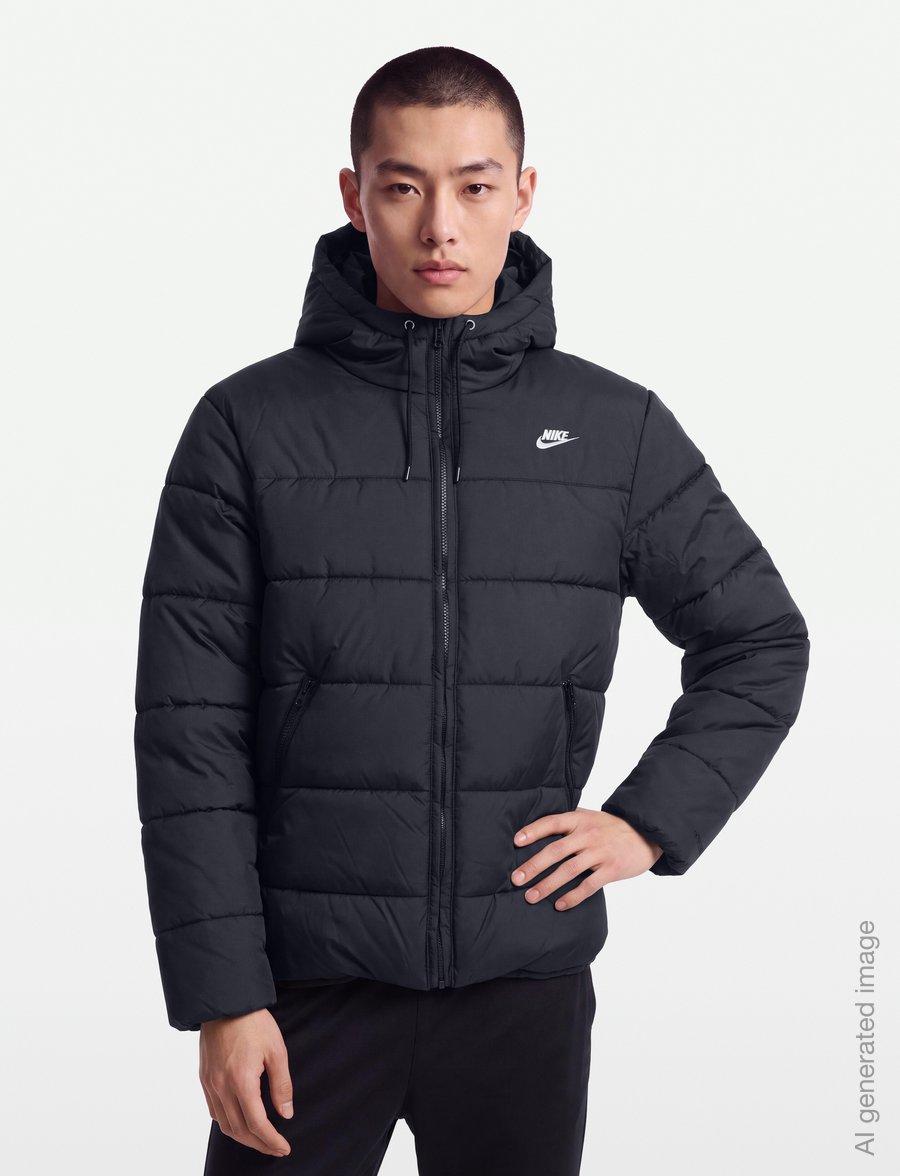 Nike - M NK ACCESS FILLED PUFFER - dunjackor - black/black/white - 3