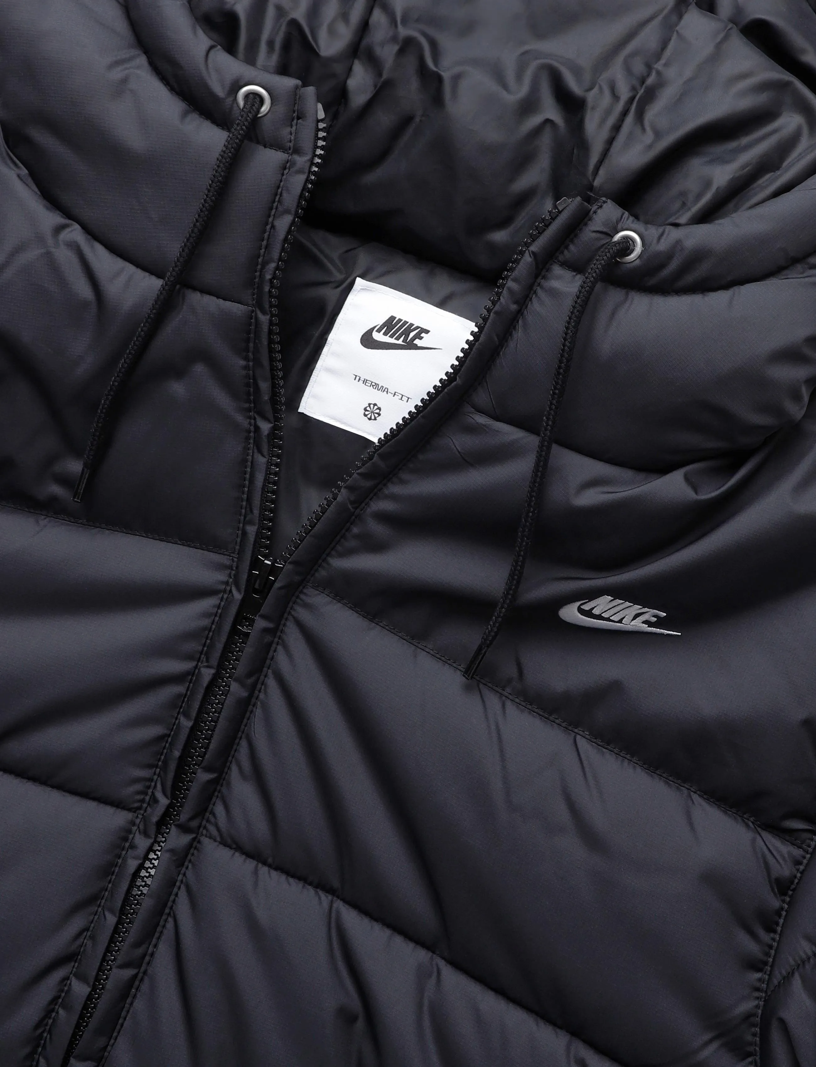 Nike - M NK ACCESS FILLED PUFFER - black/black/white - 2