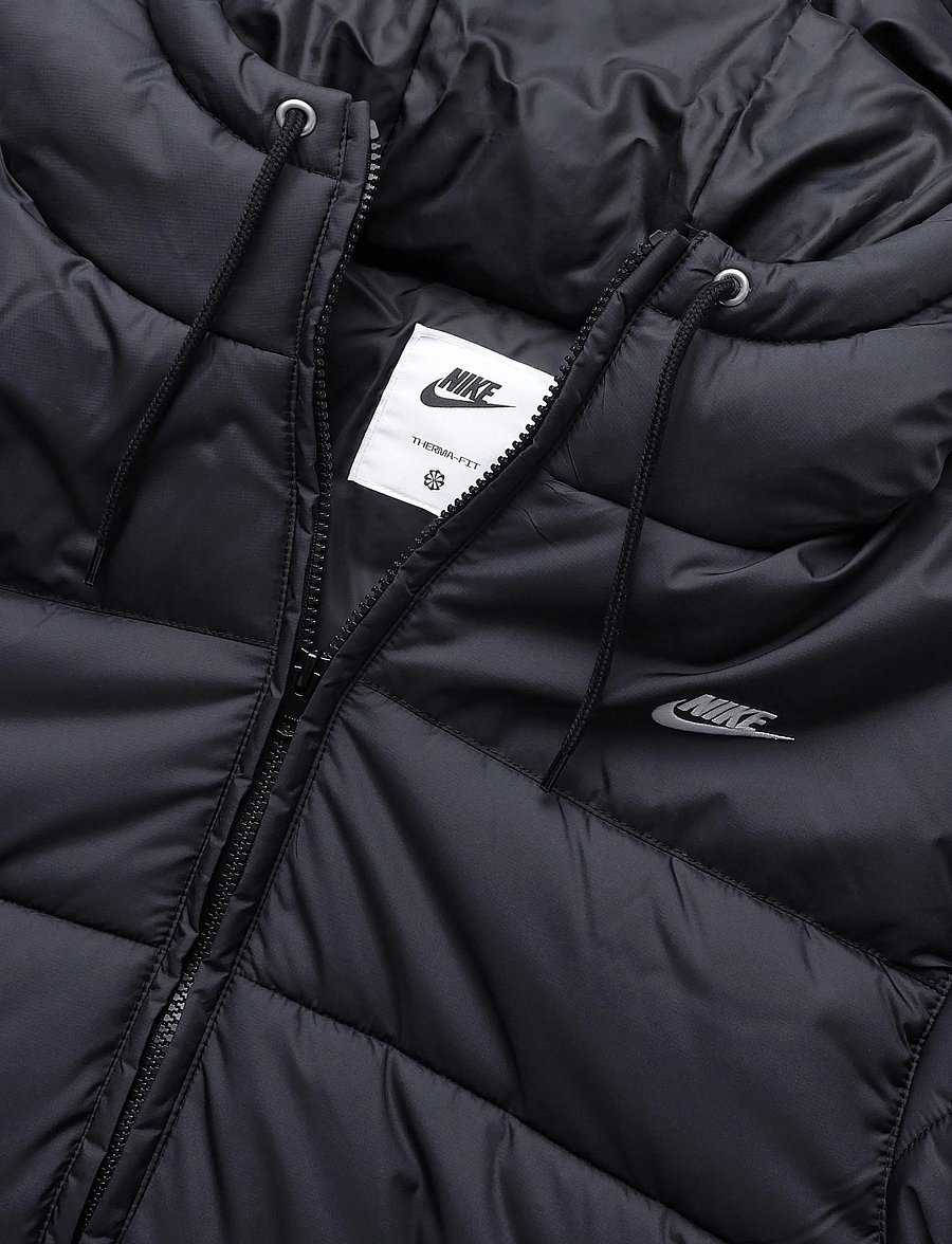 Nike - M NK ACCESS FILLED PUFFER - daunenjacken - black/black/white - 2